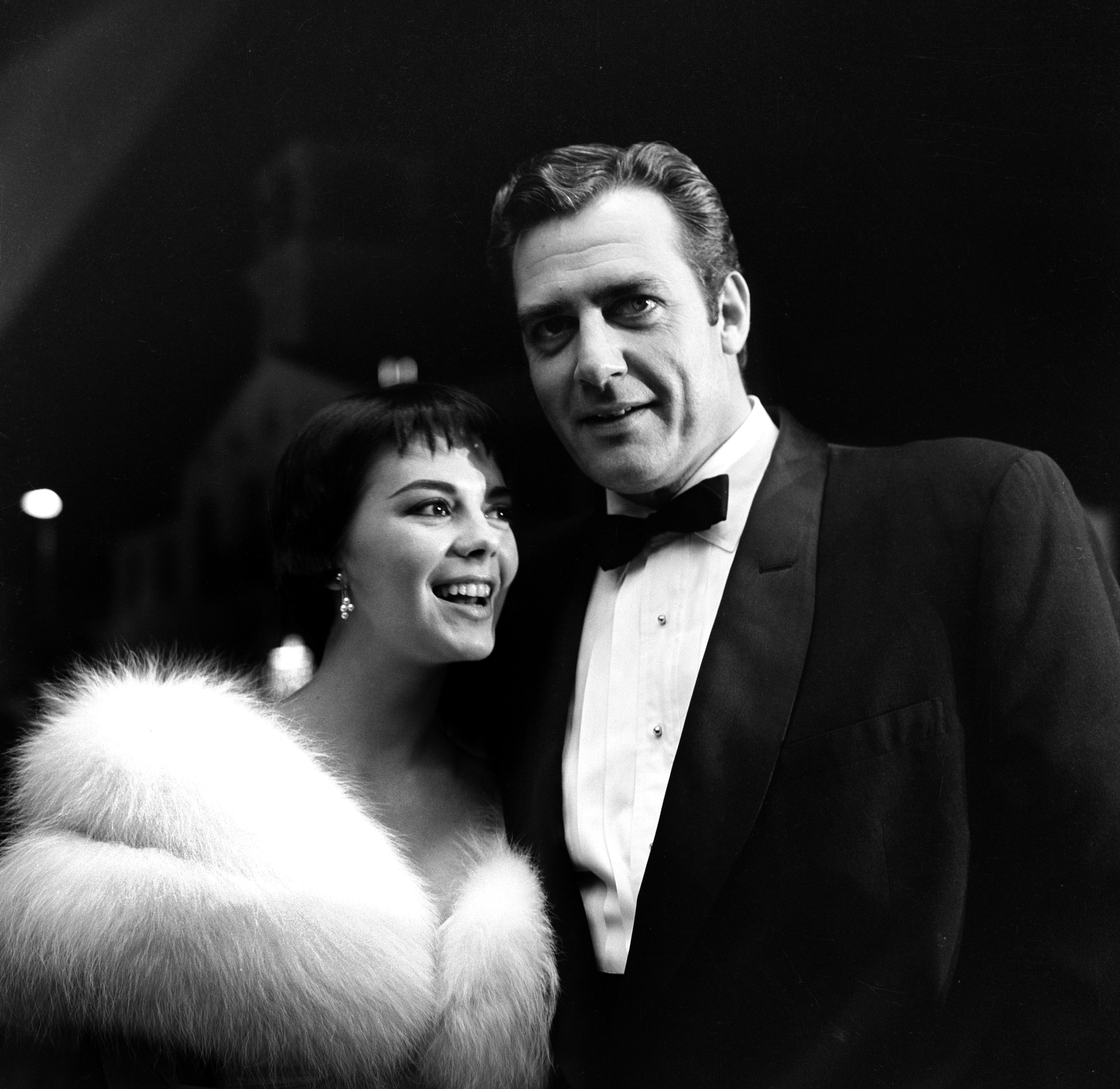 Natalie Wood with Raymond Burr in Los Angeles, California, 1956 | Source: Getty Images