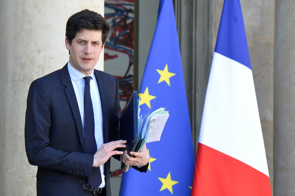 Julien Denormandie quitte le Palais de l'Elysée après la réunion hebdomadaire du cabinet le 20 avril 2018 à Paris. | Photo : Getty Images