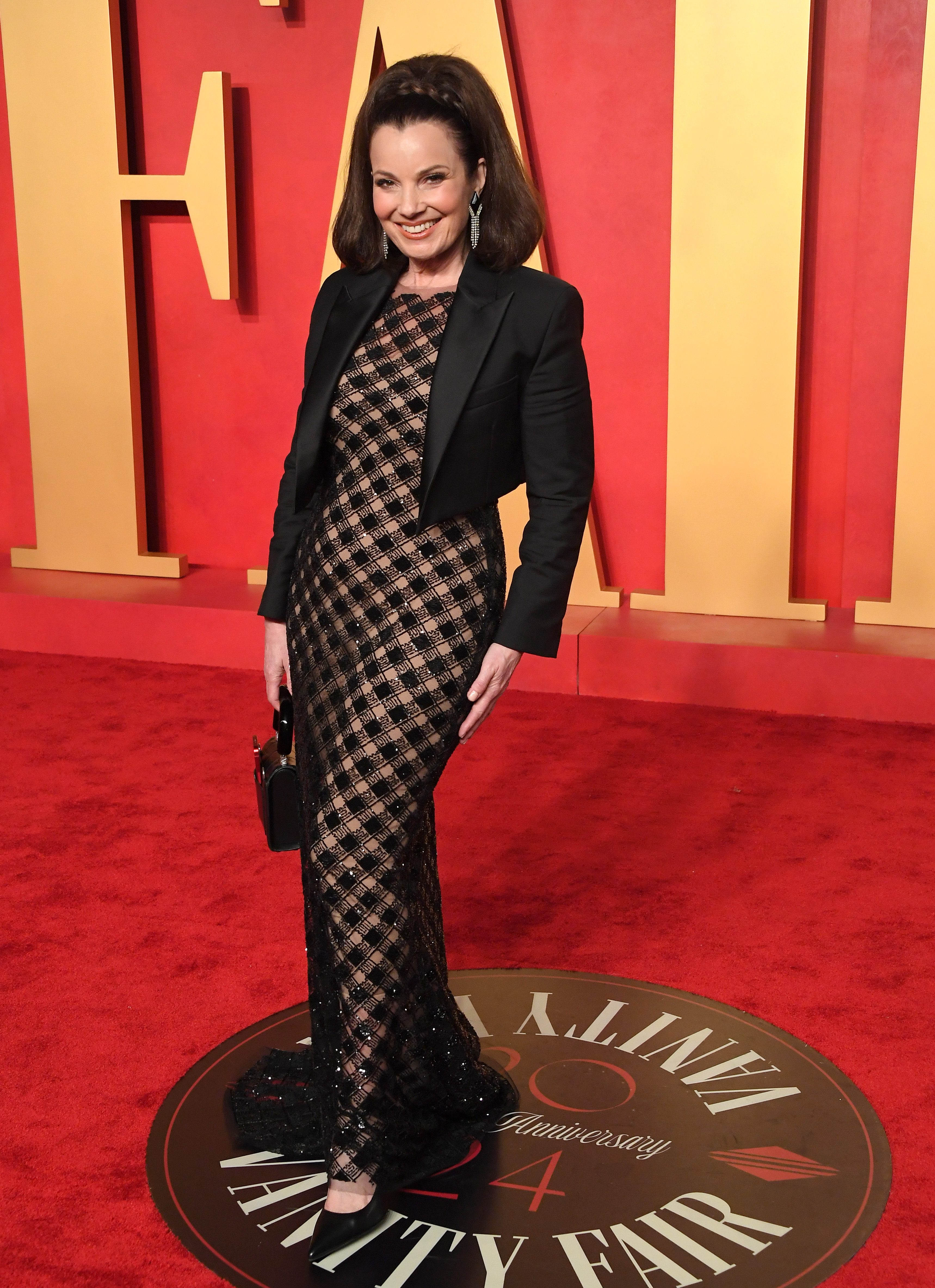 Fran Drescher arrives at the Vanity Fair Oscar Party on March 10, 2024 | Source: Getty Images