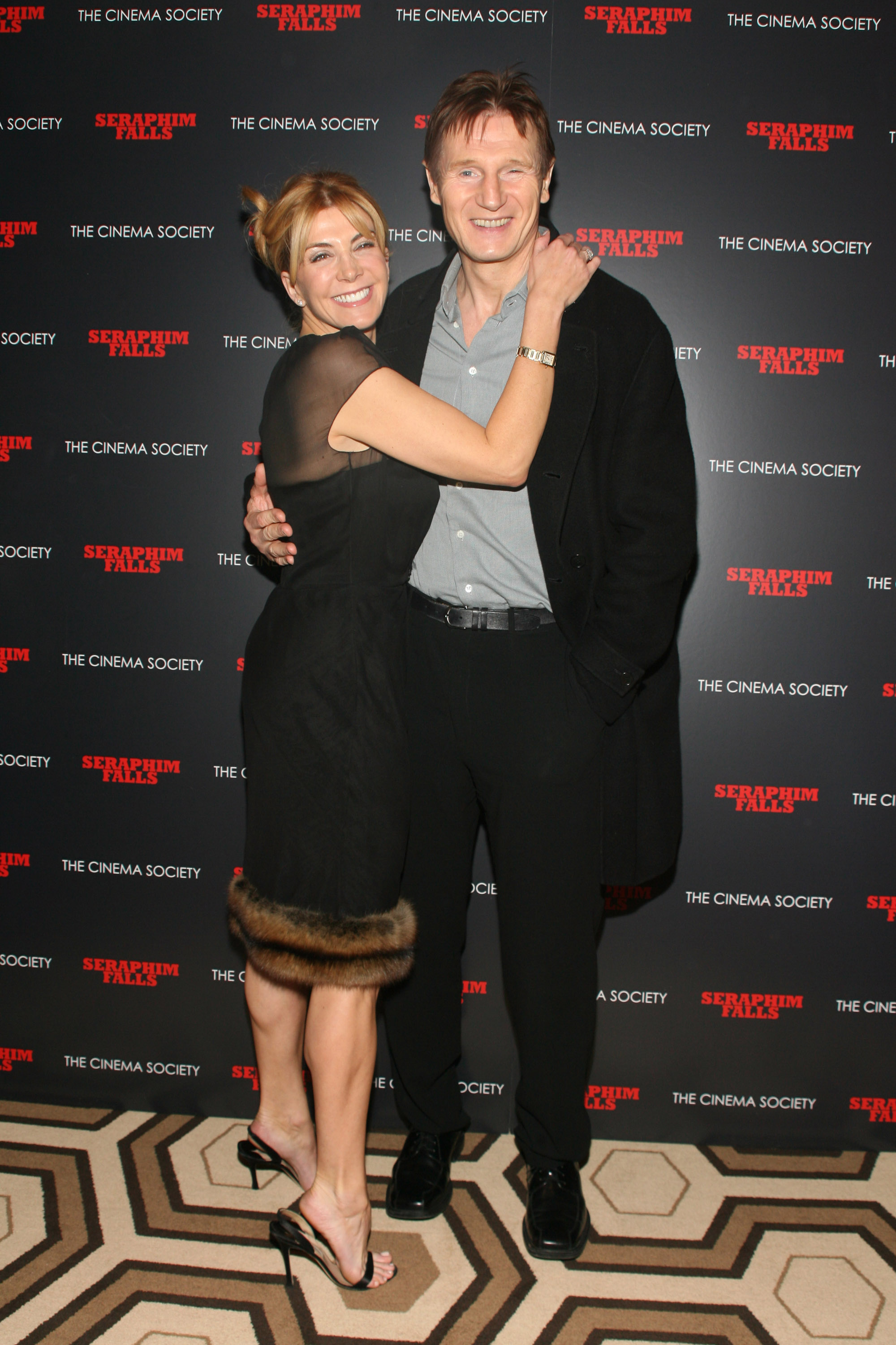 Natasha Richardson and Liam Neeson during "Seraphim Falls" screening at Tribeca Grand Hotel in New York City, on January 23, 2007 | Source: Getty Images