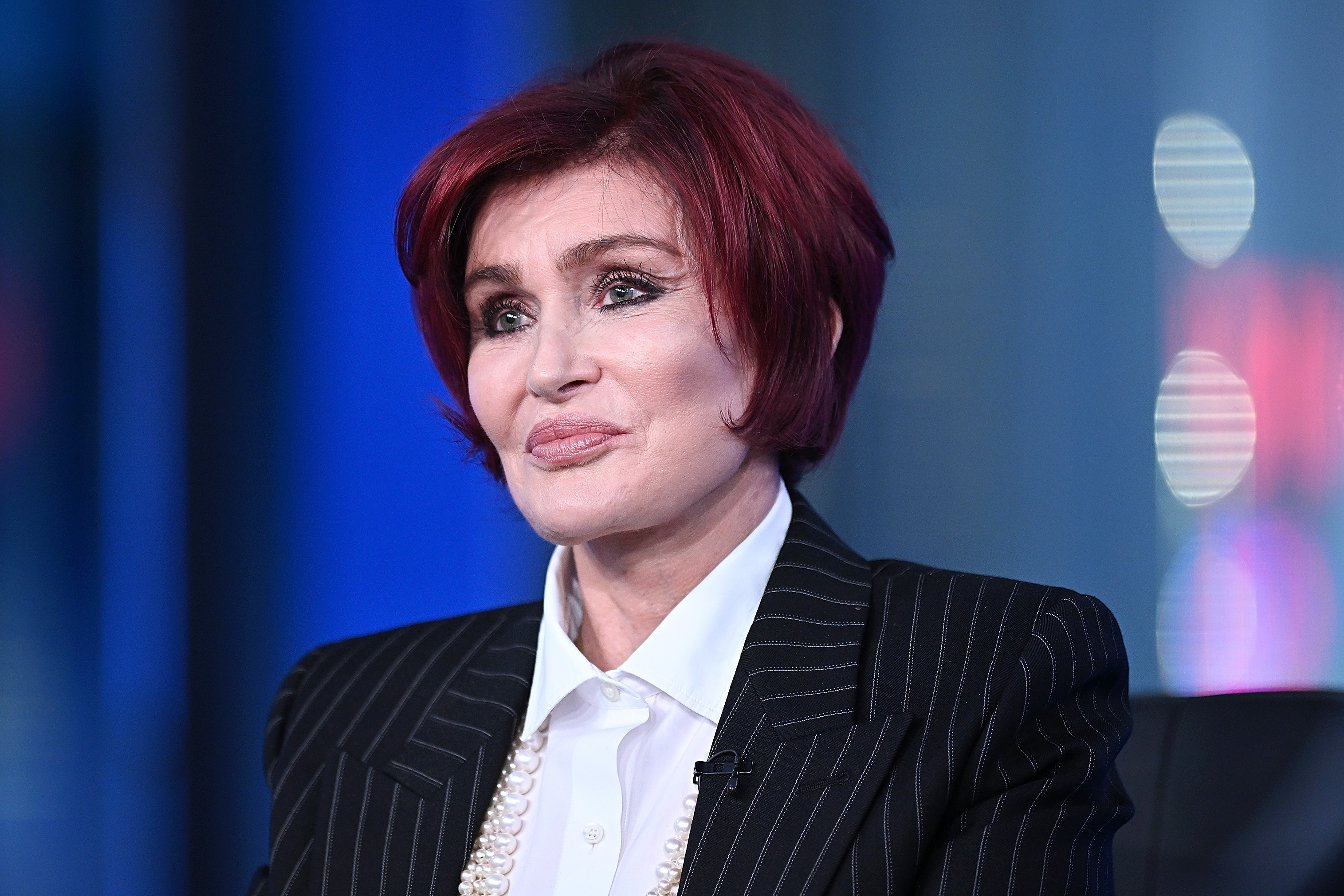 Sharon Osbourne speaking at FOX News Channel Studios in New York City on September 27, 2022 | Source: Getty Images