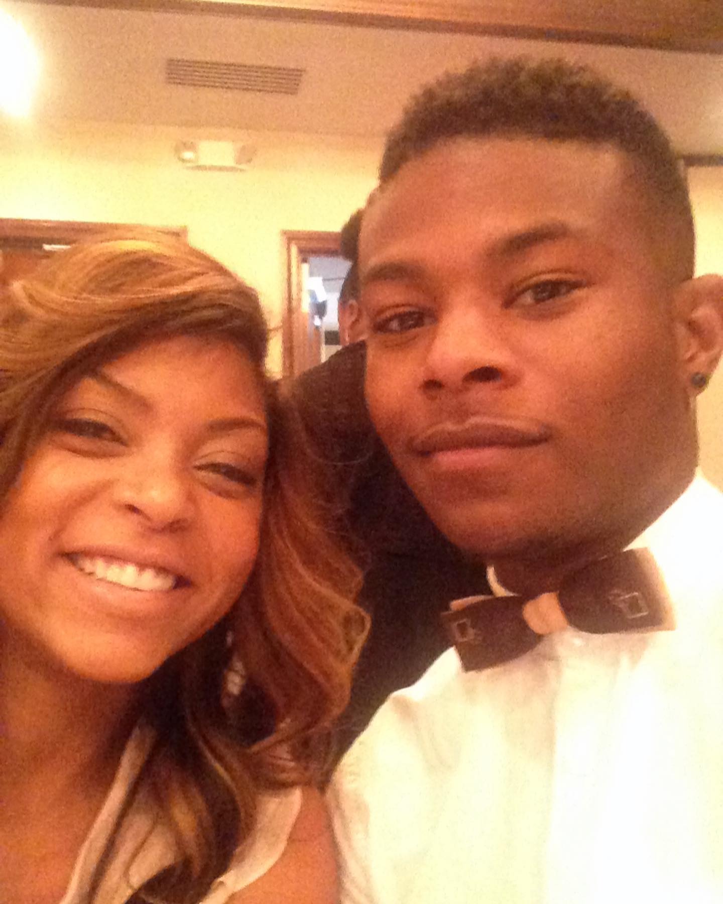 Taraji P. Henson with her son, Marcell Johnson, posted on September 29, 2021. | Source: Facebook/Taraji P. Henson