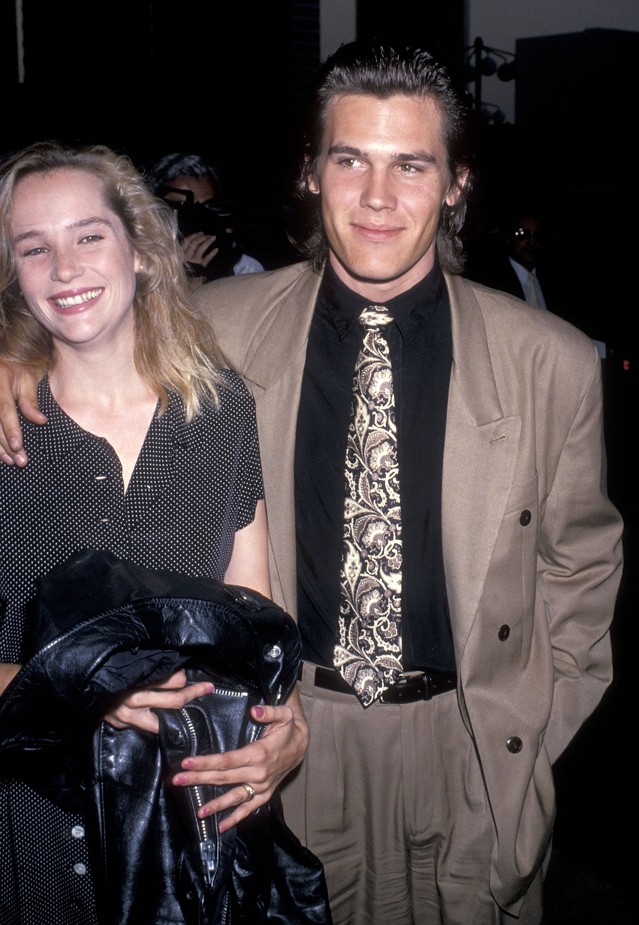 Josh Brolin with ex-wife Alice Adair on June 14, 1989 at the Century Plaza Hotel in Century City, California | Source: Getty Images