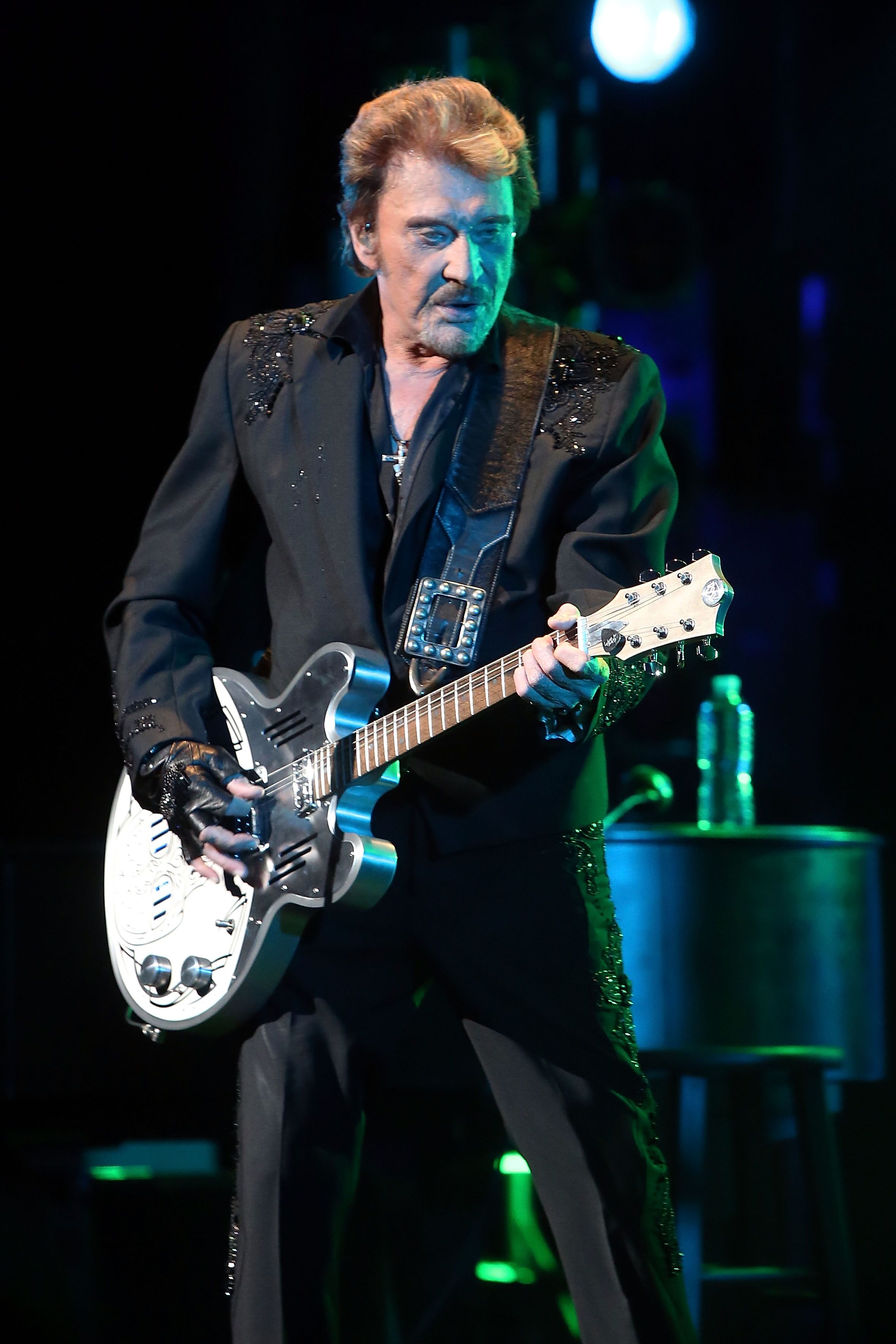  Johnny Hallyday se produit en concert au Beacon Theatre le 6 mai 2014 à New York. | Photo : Getty Images