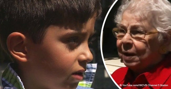Little boy helped 84-year-old neighbor after spotting elderly lady in trouble