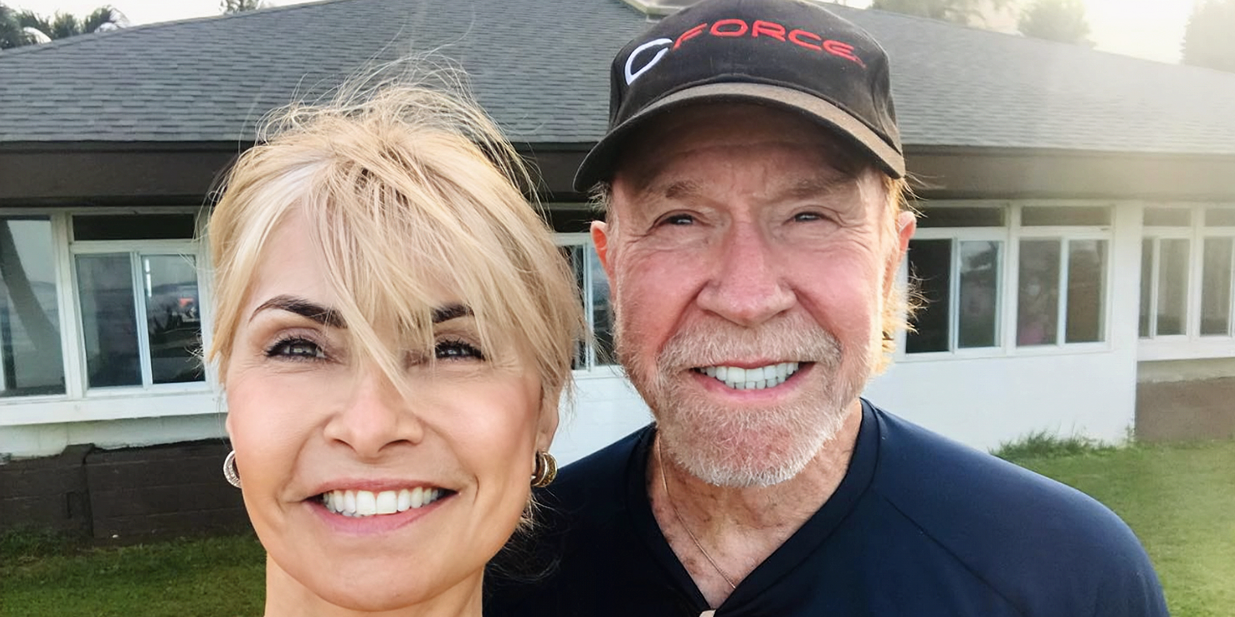 Gena O'Kelly and Chuck Norris | Source: Instagram/chucknorris