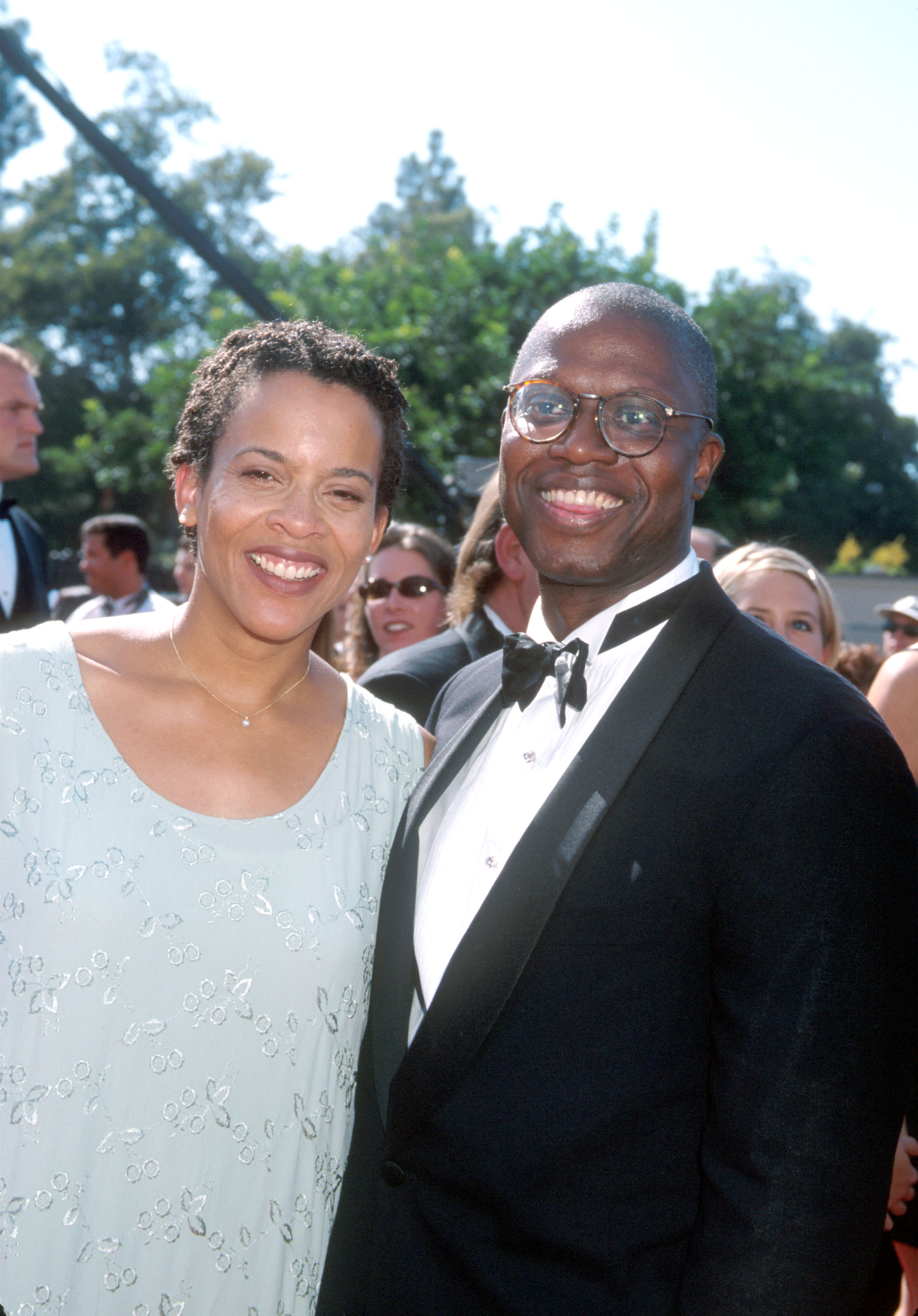 Ami Brabson and Andre Braugher at the Emmy Awards ceremony in Los Angeles, California on September 13, 1998 | Source: Getty Images
