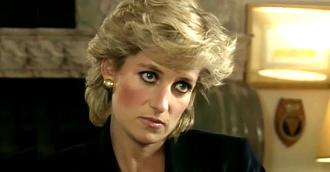 Princess Diana pictured during the Panorama interview. | Photo: youtube.com/Channel 4 News