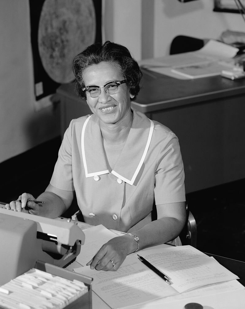 Katherine Johnson at NASA, in 1966 | Source: Wikimedia Commons