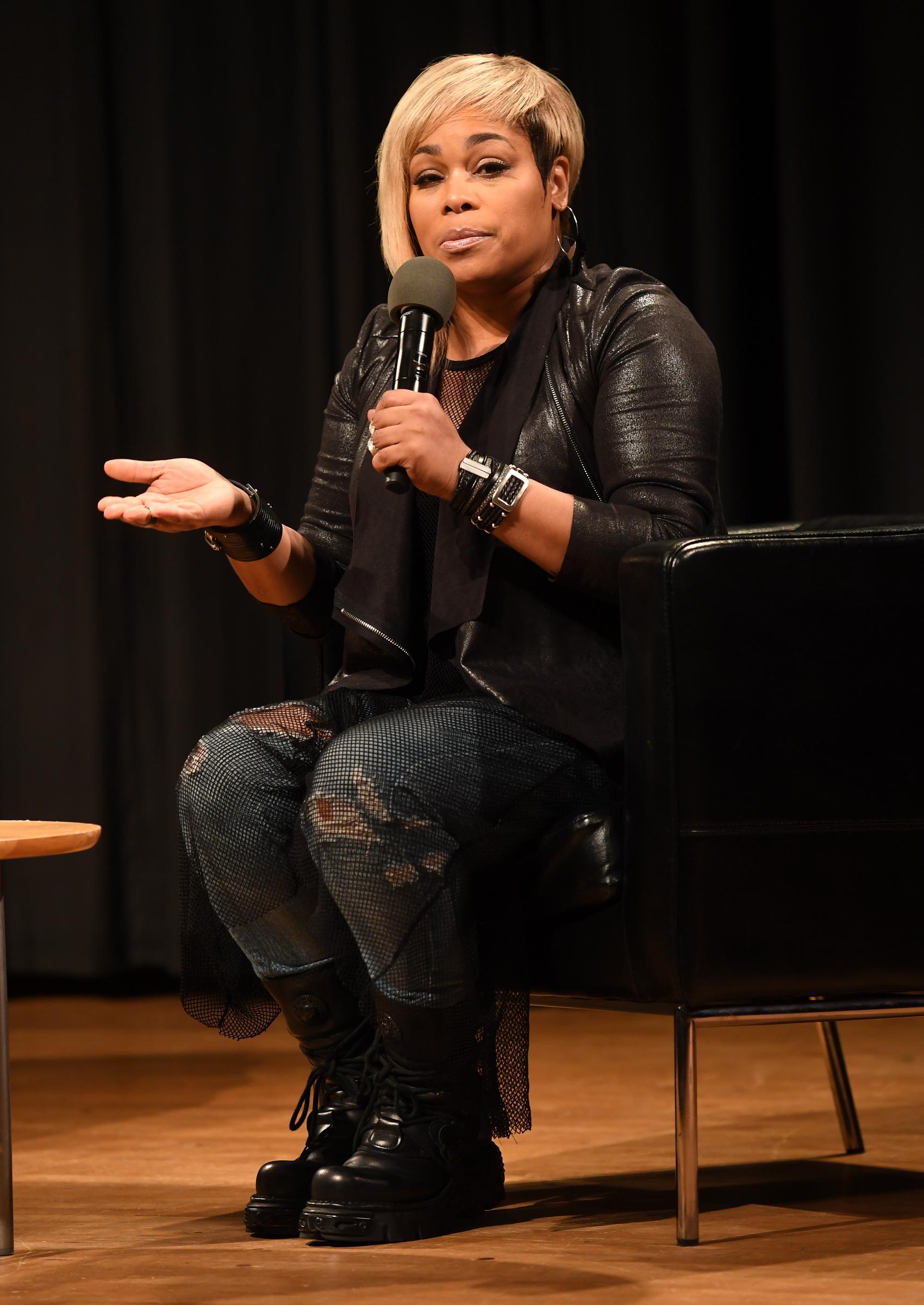 Tionne "T-Boz" Watkins speaks onstage at A Conversation with "T-Boz" of TLC in Atlanta, Georgia,  on October 9, 2017 | Source: Getty Images