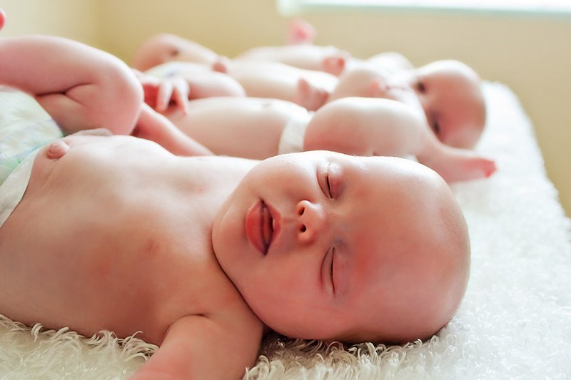 A picture of quadruplet babies. | Photo: Flickr