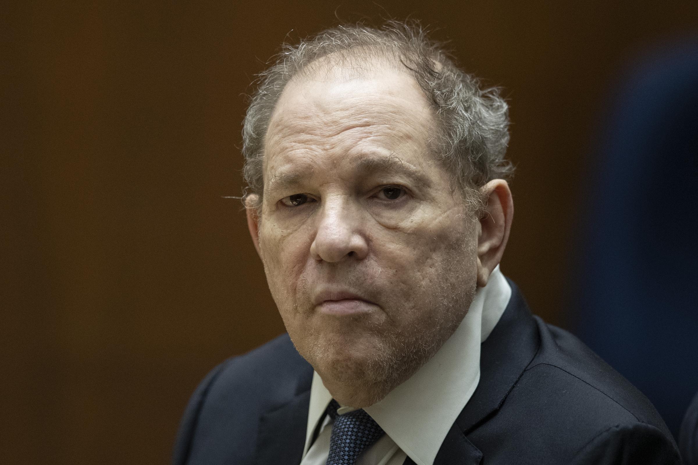 Harvey Weinstein appears in court at the Clara Shortridge Foltz Criminal Justice Center on October 4, 2022, in Los Angeles, California. | Source: Getty Images