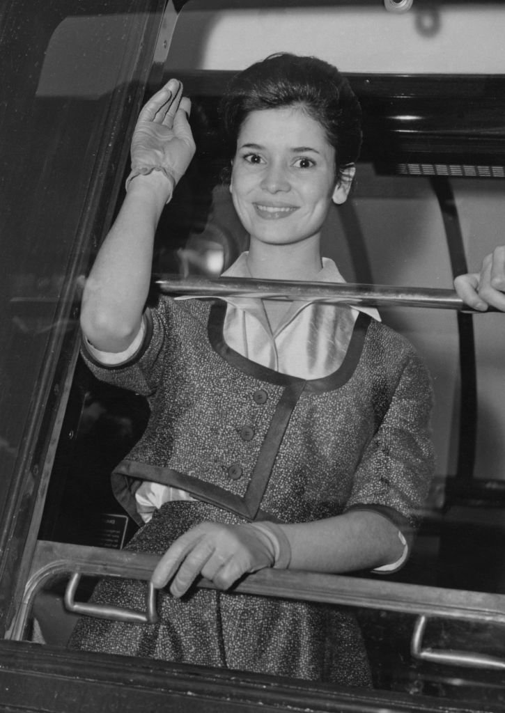 Marie-José Nat le mars 1960 à Paris. l Source : Getty Images
