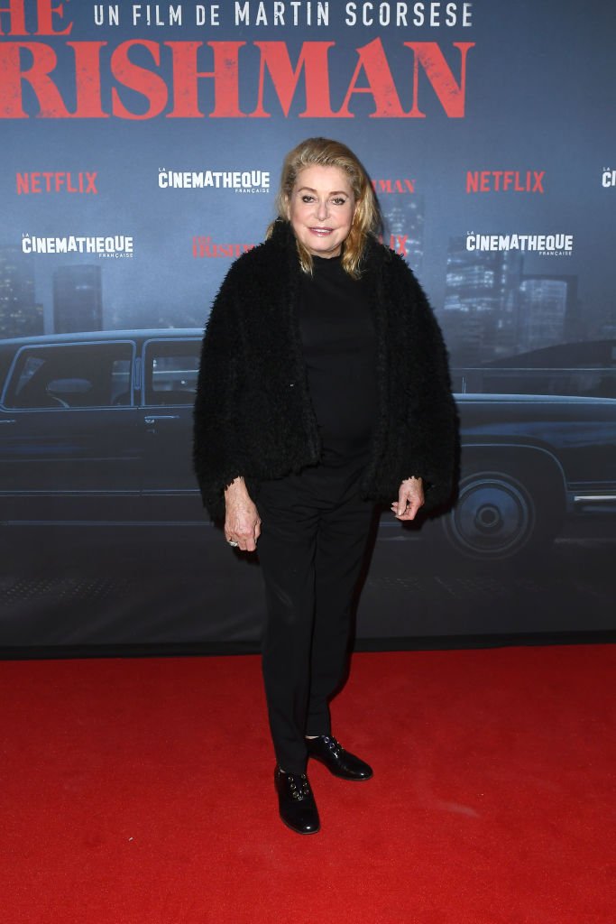L'actrice française Catherine Deneuve assiste à la première de "The Irishman" à la Cinémathèque le 17 octobre 2019 à Paris, France. | Photo : Getty Images