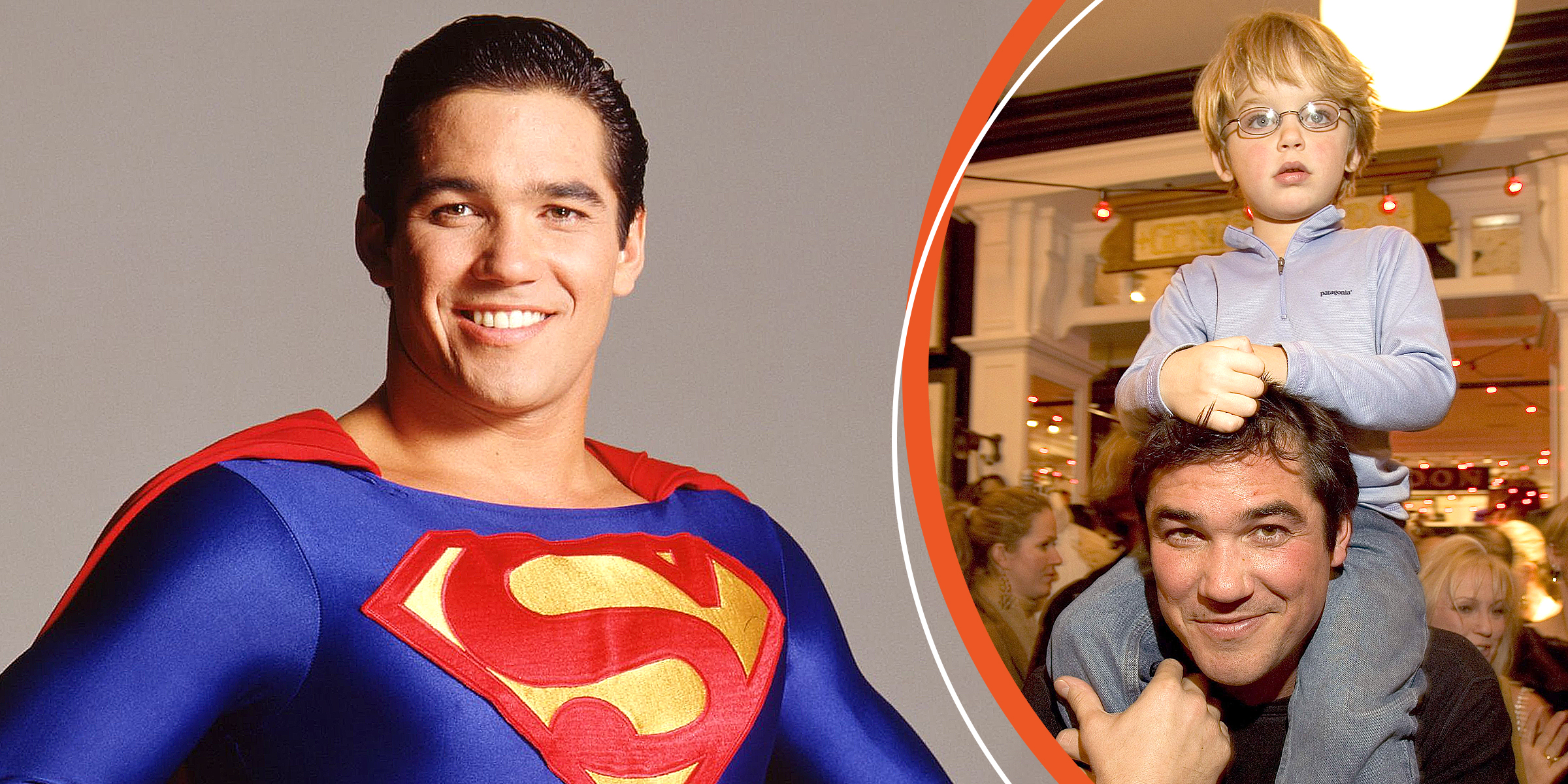 Dean Cain as Superman | Christopher Cain and Dean Cain | Source: Getty Images