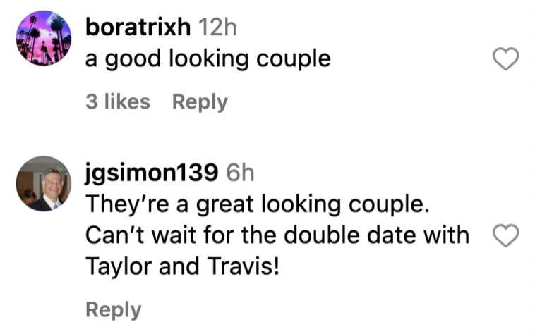Fan comment dated November 2023 | Source: Instagram/JustJared