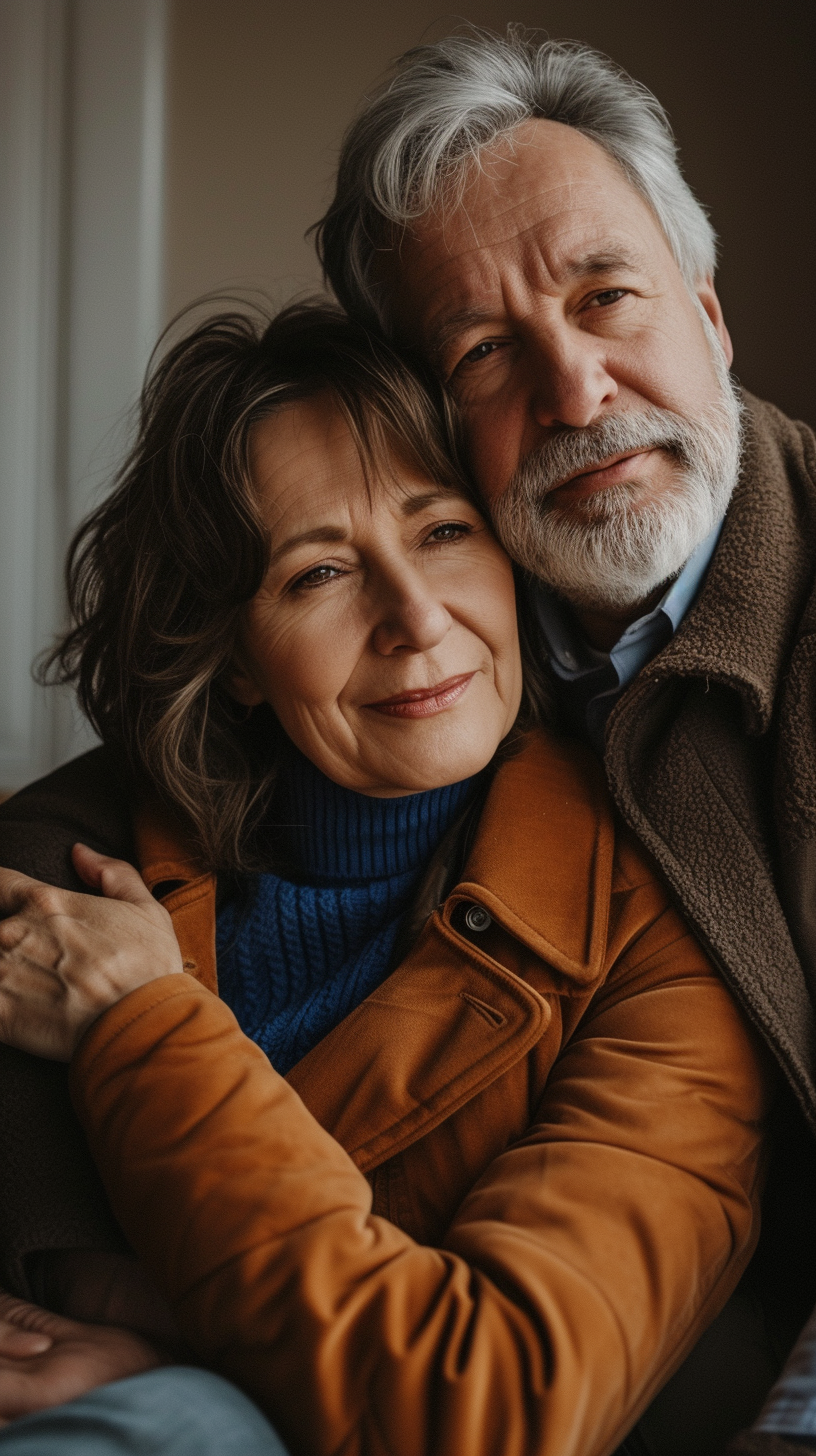 A smiling couple | Source: Midjourney