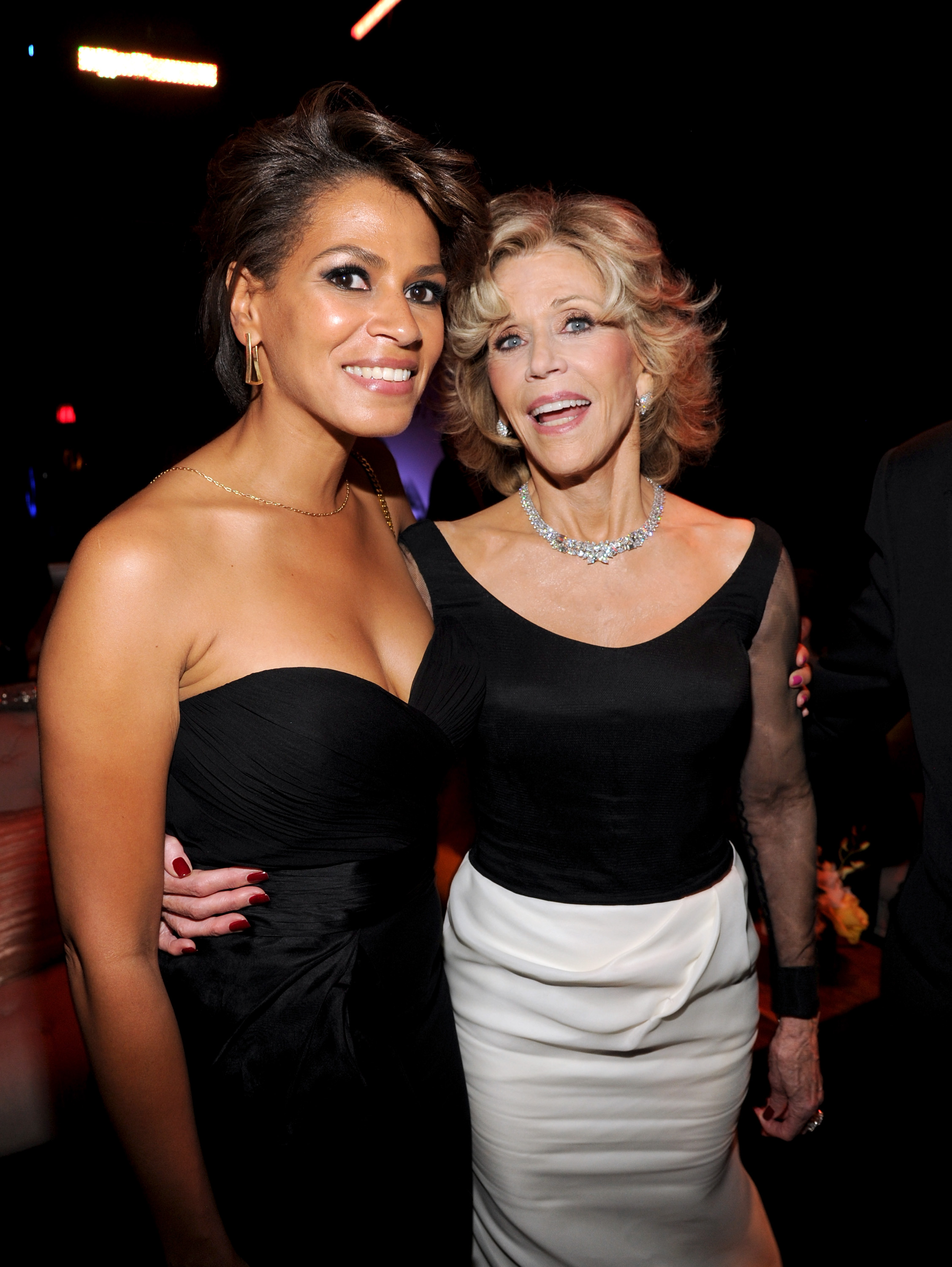 Simone Bent and Jane Fonda during the 2014 AFI Life Achievement Award: A Tribute to Jane Fonda after party at the Dolby Theatre on June 5, 2014, in Hollywood, California. | Source: Getty Images