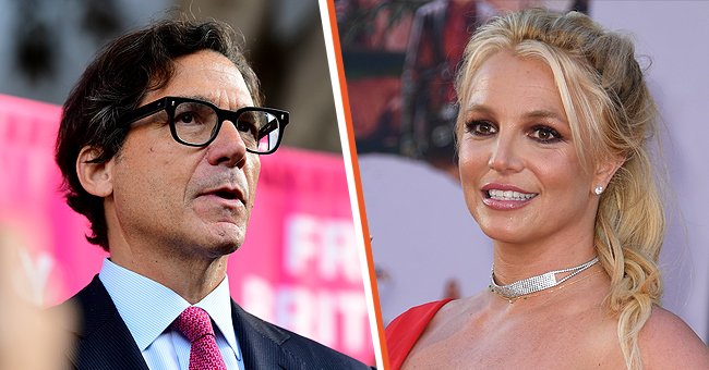 Attorney Mathew Rosengart (left) and Britney Spears (right) | Photo: Getty Images