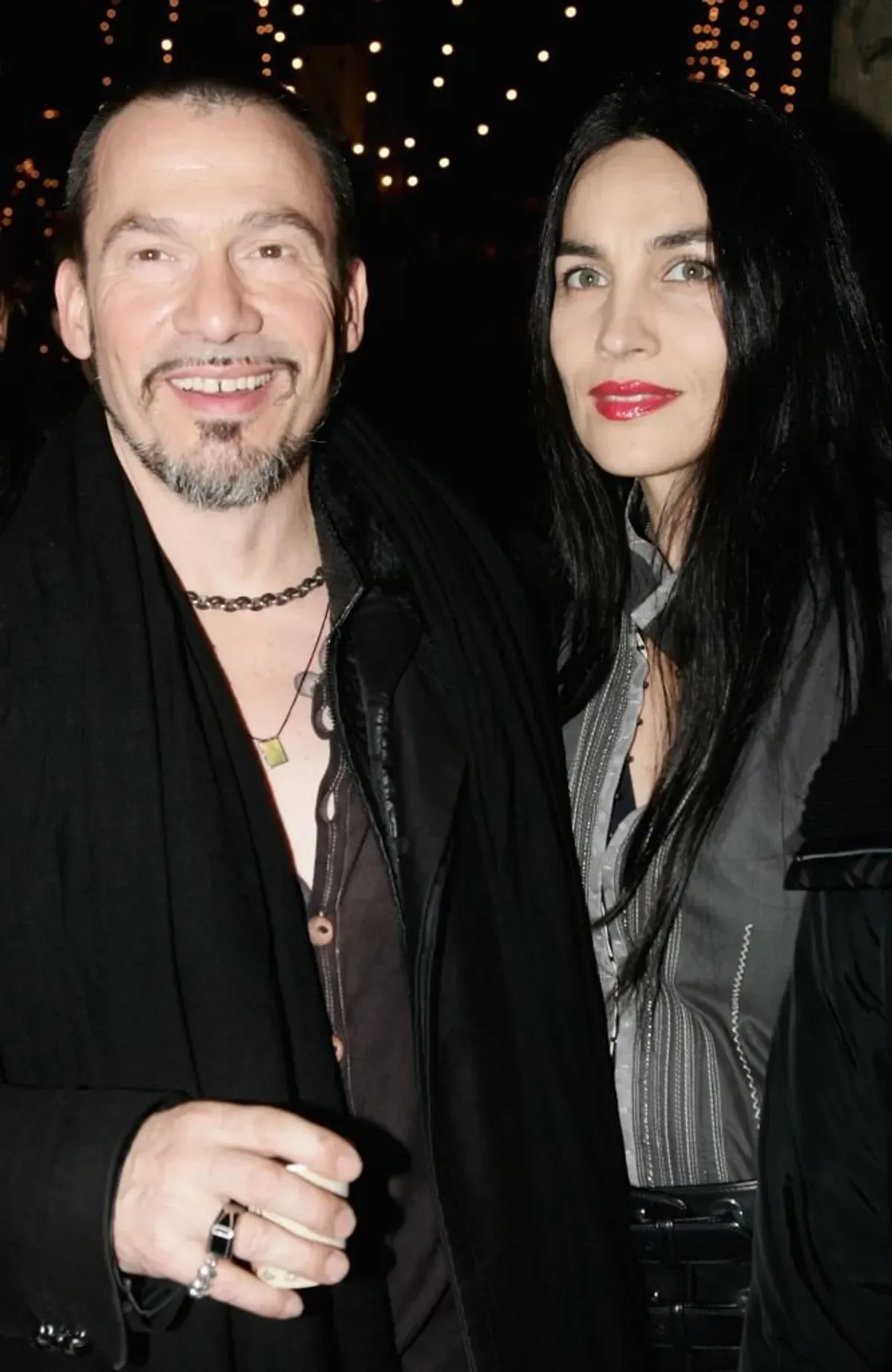 Florent Pagny et sa femme Azucena Caamaño. | Photo : Getty Images