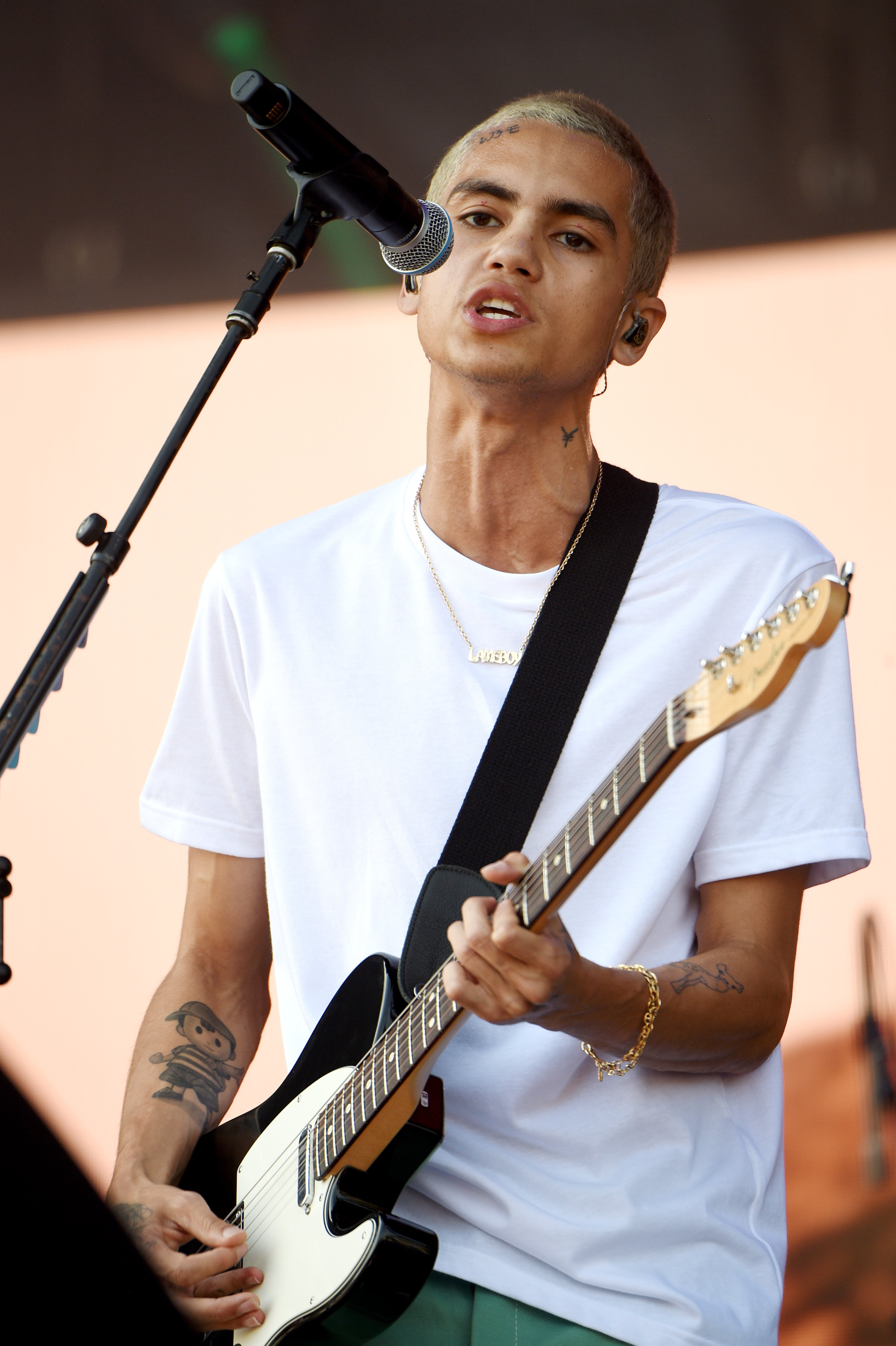 Dominic Fike performing onstage on Day 1 of Made in America in Philadelphia | Source: Getty Images