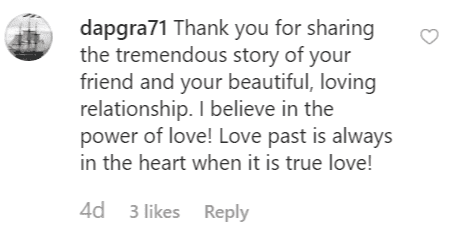 A fan comment on her post | Instagram: @officialmariabello