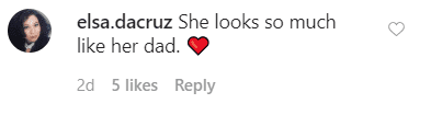 A fan commented on Tallulah's post on Instagram. | Source: Instagram/buuski