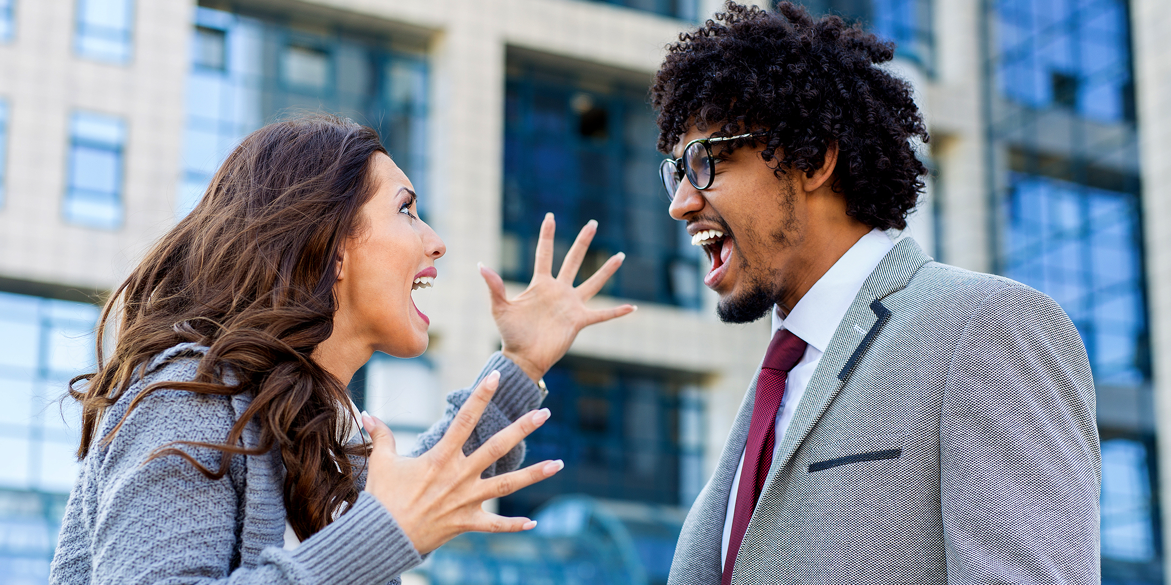 A woman arguing with a man | Source: Shutterstock