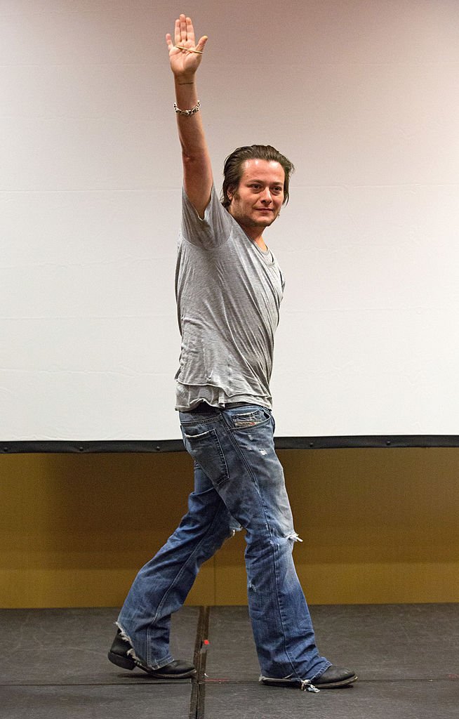 Edward Furlong waves to the crowd during a Q&A at Horrorhound Weekend - Day 2 at Marriott Indianapolis on September 8, 2012 | Getty Images