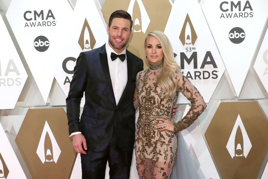 Mike Fisher and Carrie Underwood attend the 53nd annual CMA Awards at Bridgestone Arena Nov 13, 2019 | Photo: Getty Images