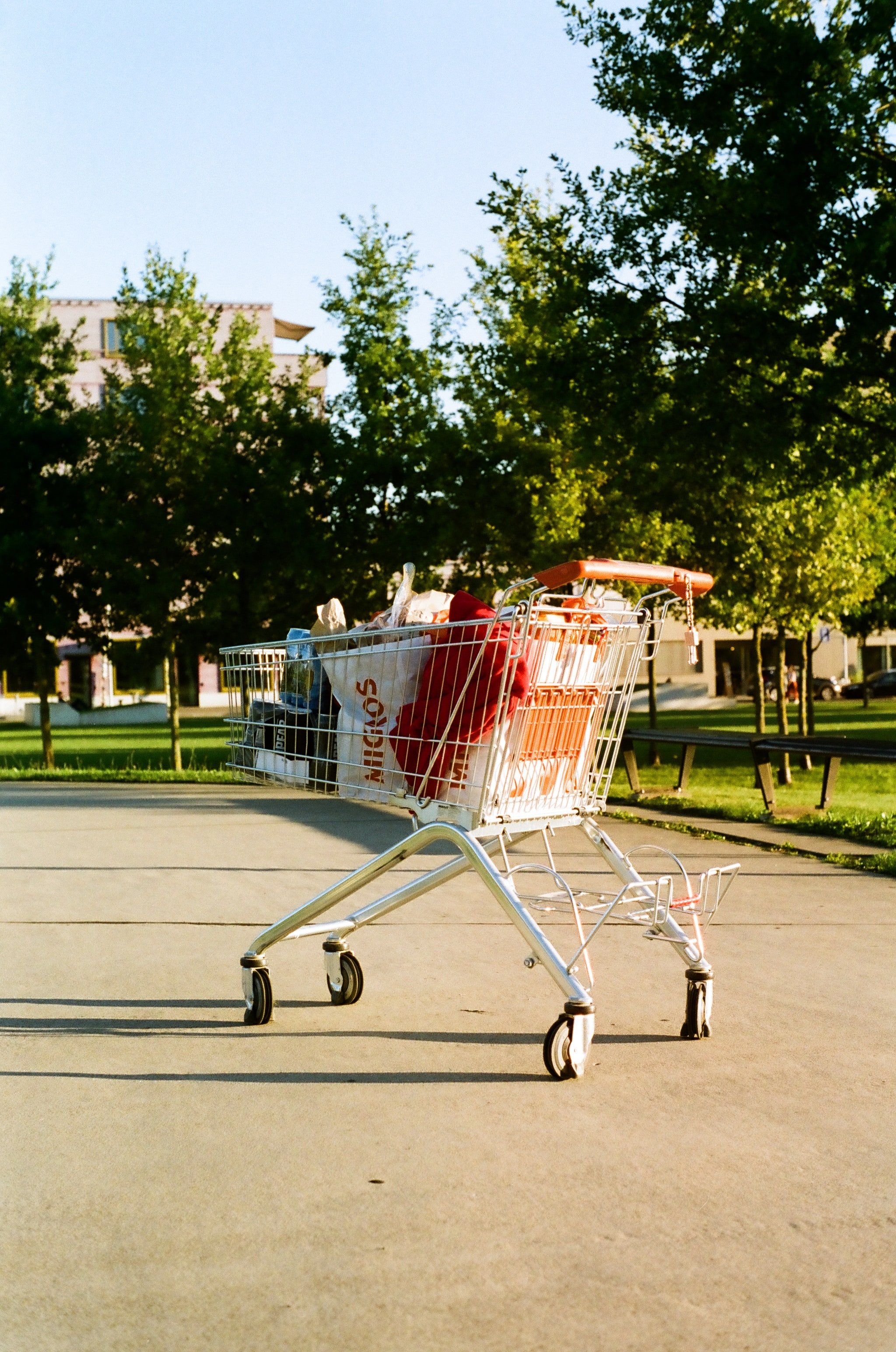 The shopping cart was heavy and Danny's mom was very tired. | Unsplash