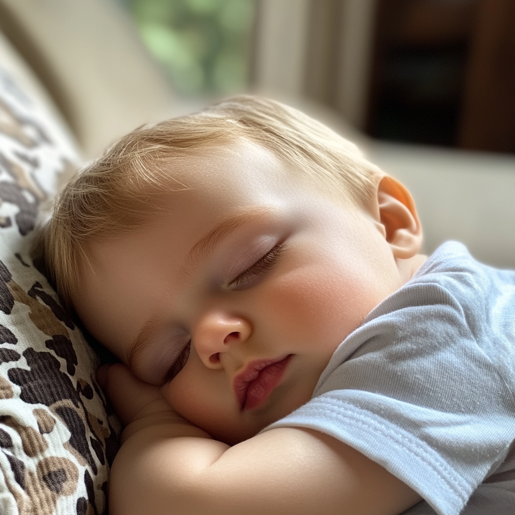 A sleeping baby boy | Source: Midjourney