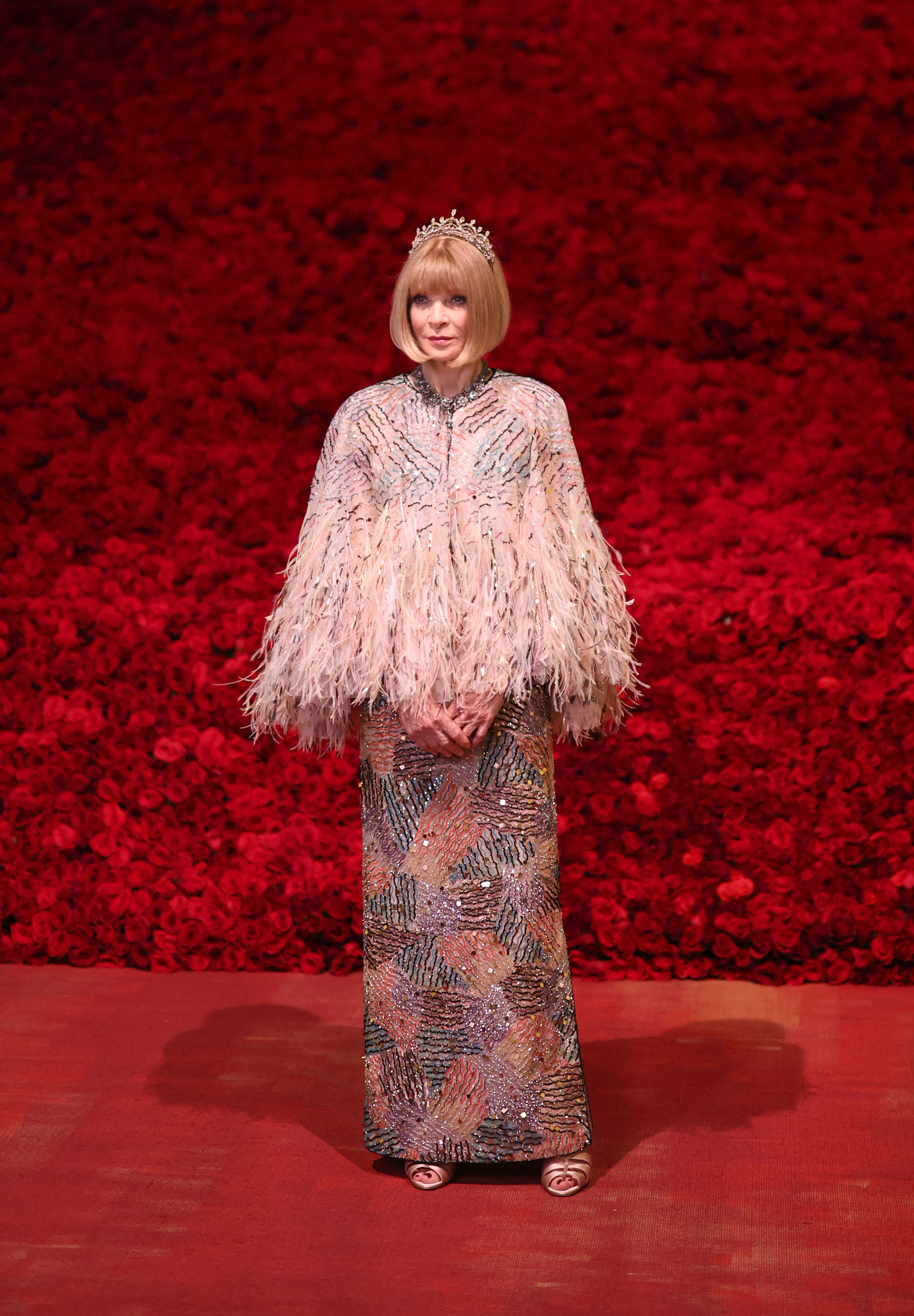 Anna Wintour attends The Met Gala Celebrating "In America: An Anthology of Fashion" at The Metropolitan Museum of Art in New York City, on May 2, 2022. | Source: Getty Images