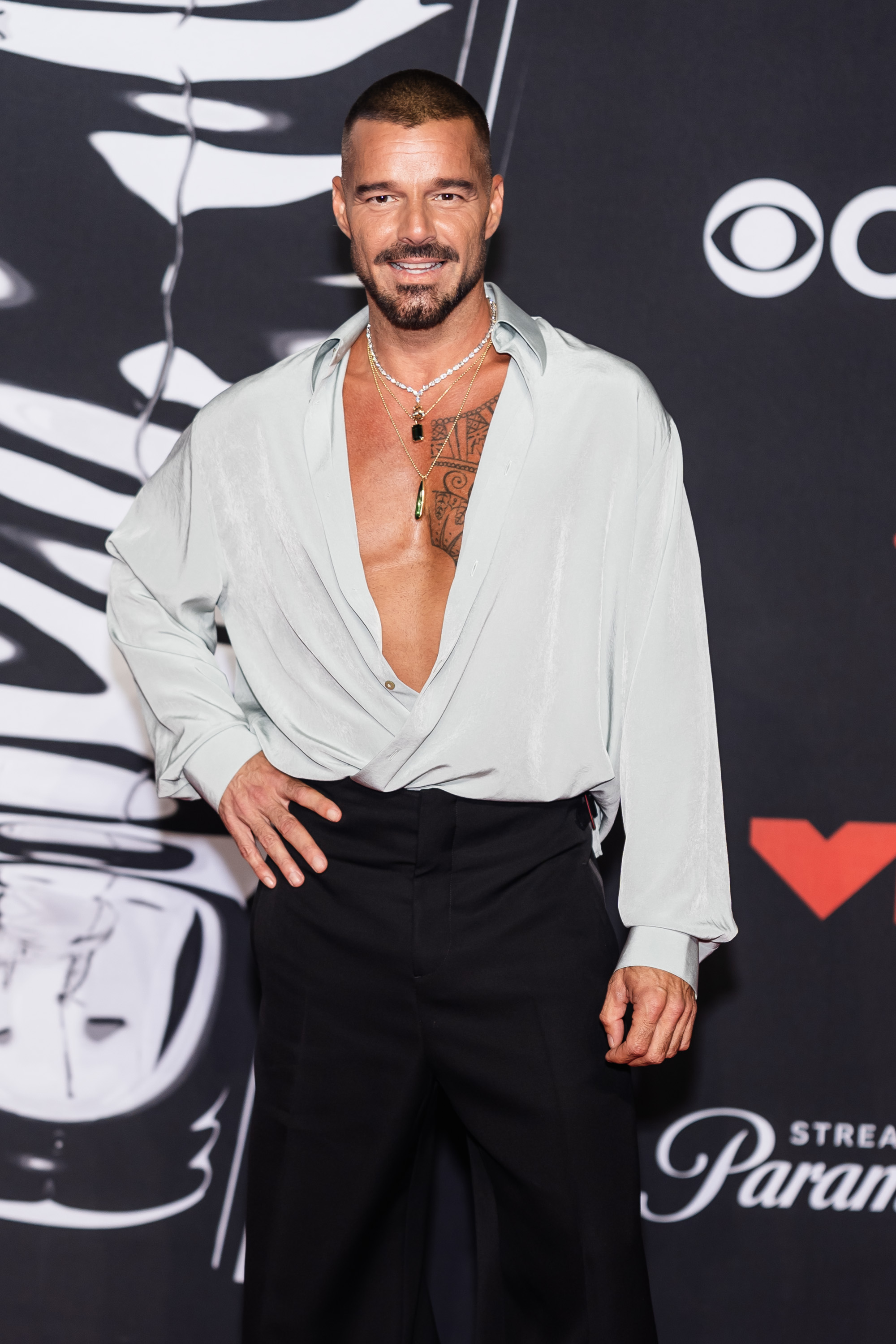 Ricky Martin at the 2025 MTV Video Music Awards on September 7 in New York. | Source: Getty Images