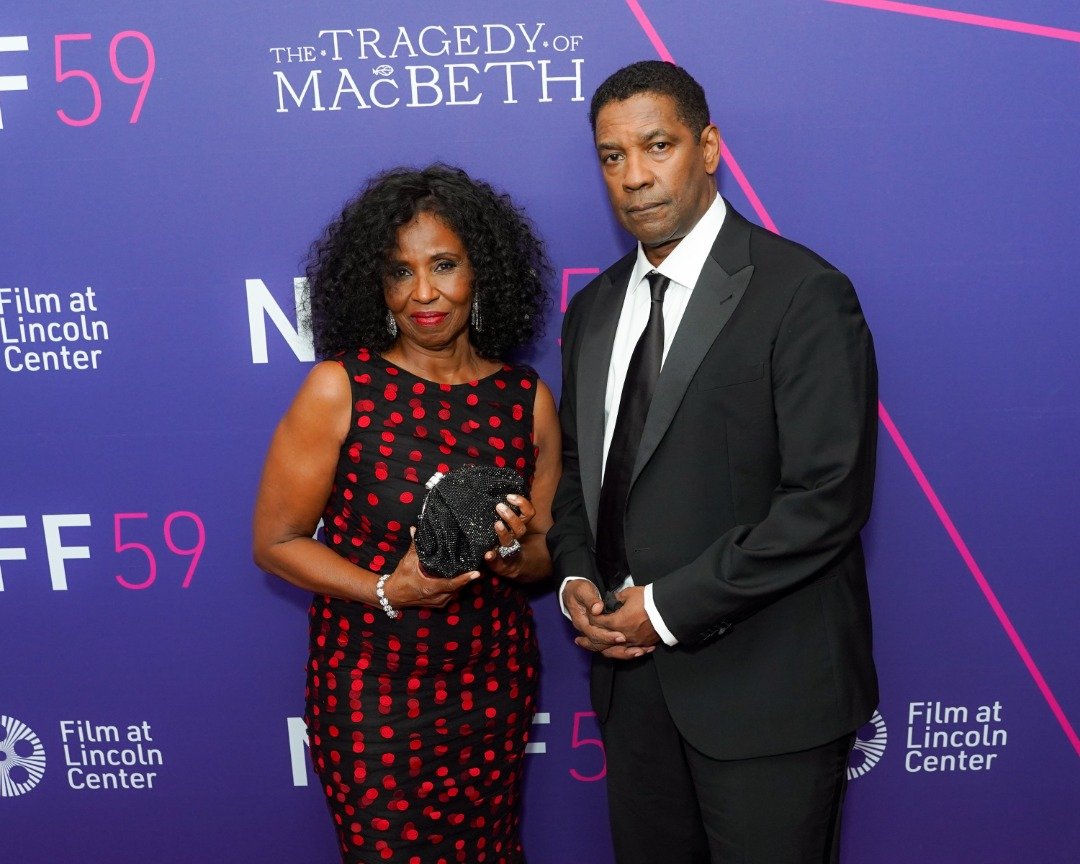 Pauletta Washington and Denzel Washington attend The 59th New York Film Festival Opening Night - The Tragedy Of Macbeth at Alice Tully Hall, Lincoln Center on September 24, 2021 | Source: Getty Images