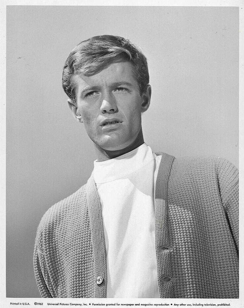 Peter Fonda pictured in 1962 for his film debut in Tammy and the Doctor, released in 1963. | Source: Wikimedia Commons