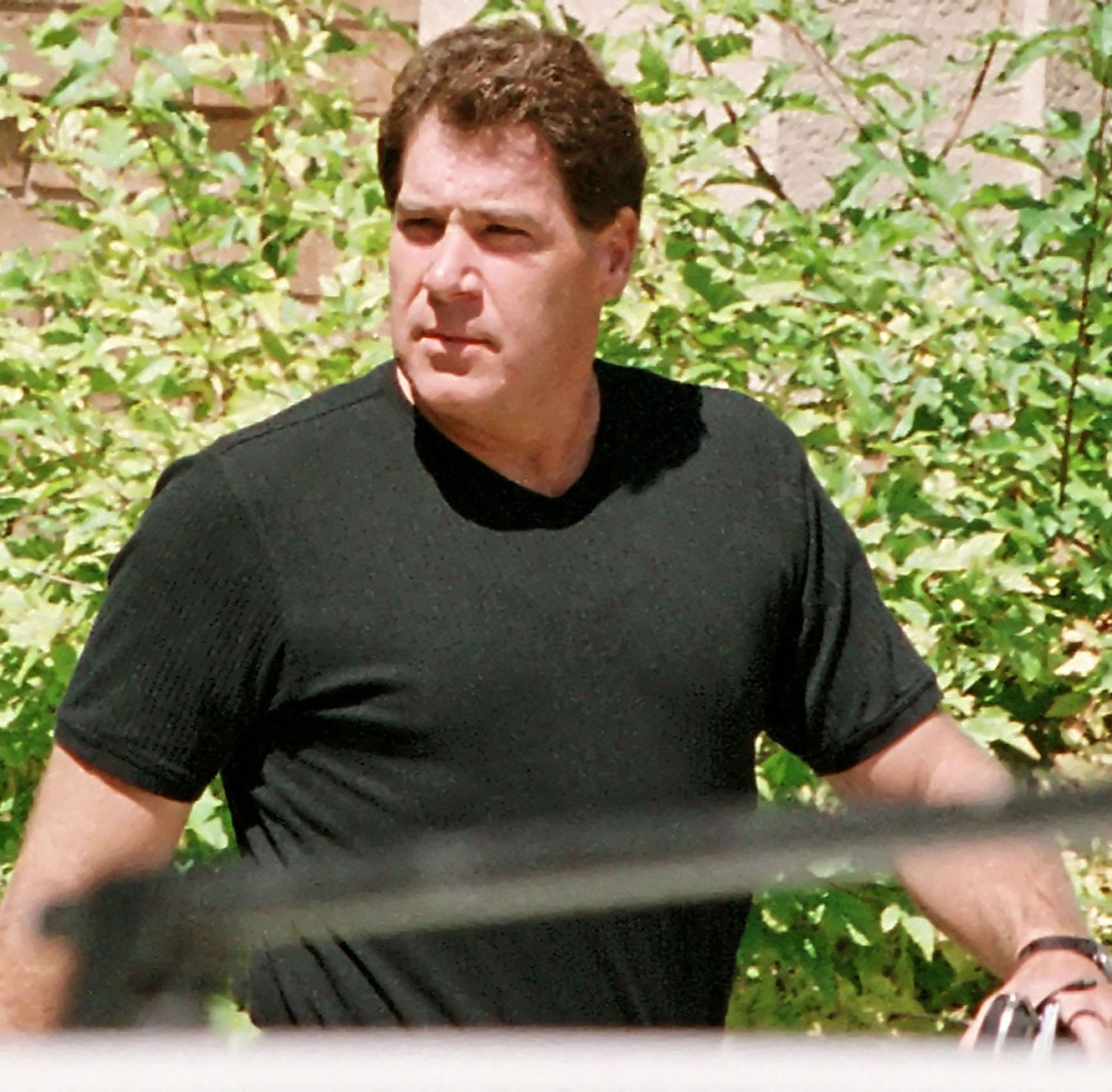 Brian Blosil leaving his home August 26, 2000 in Provo, Utah. | Source: Getty Images