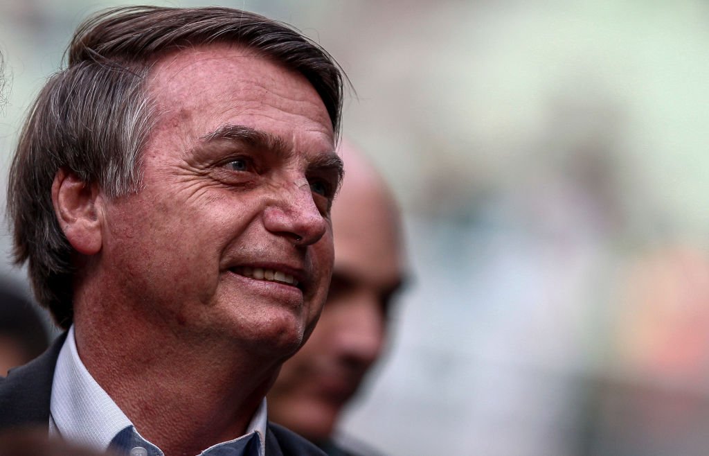 Le président du Brésil Jair Bolsonaro le 27 juillet 2019 à Sao Paulo. l Source : Getty Images Le président du Brésil Jair Bolsonaro le 27 juillet 2019 à Sao Paulo. l Source : Getty Images