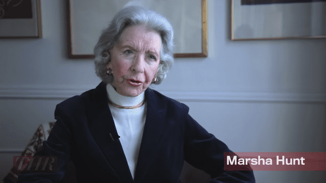 Marsha Hunt interviewed for "Victims of Hollywood's Blacklist" circa 2012| Photo: YouTube/The Hollywood Reporter