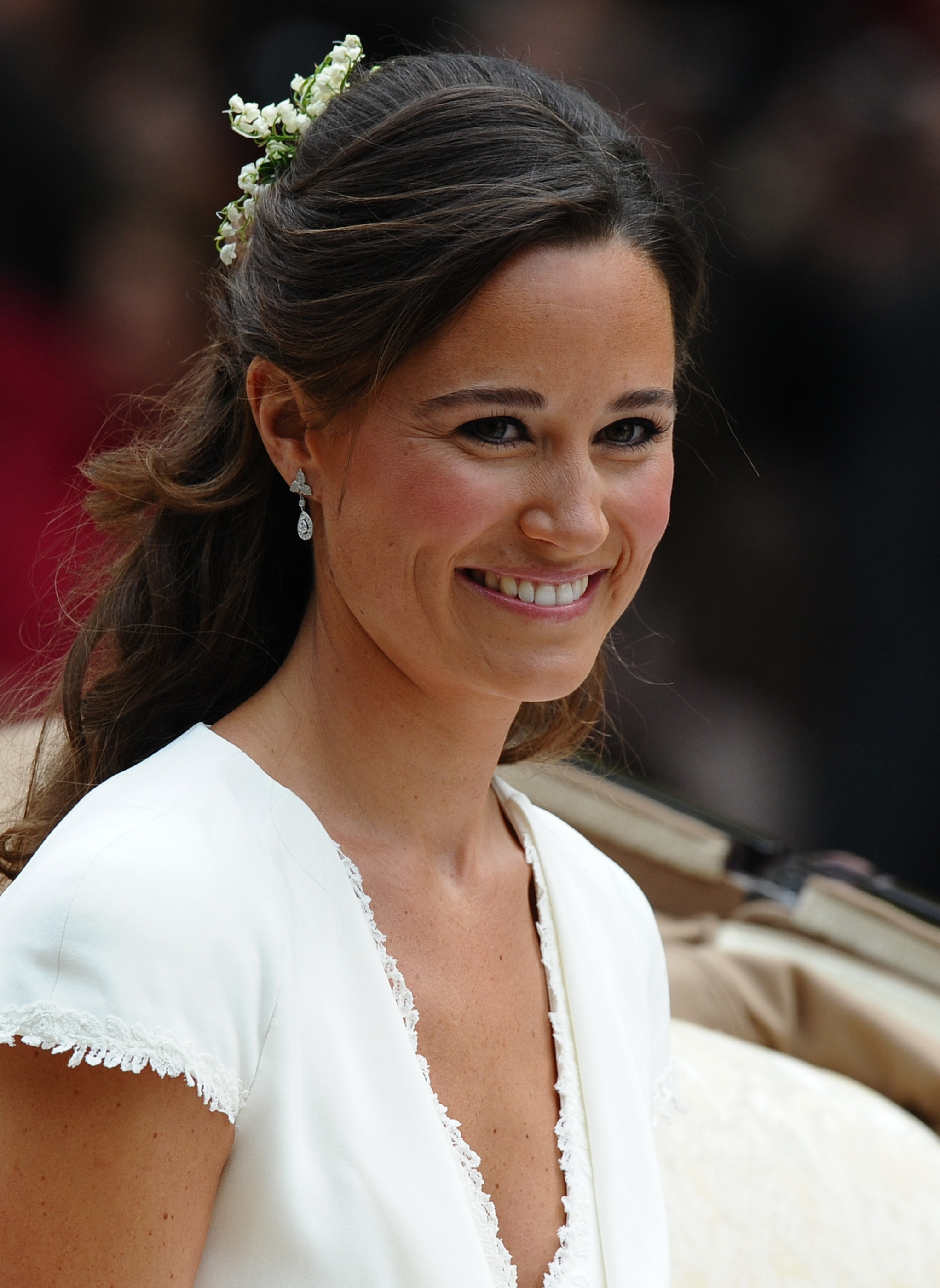 Pippa Middleton at the wedding of the Prince and Princess of Wales in London in 2011 | Source: Getty Images