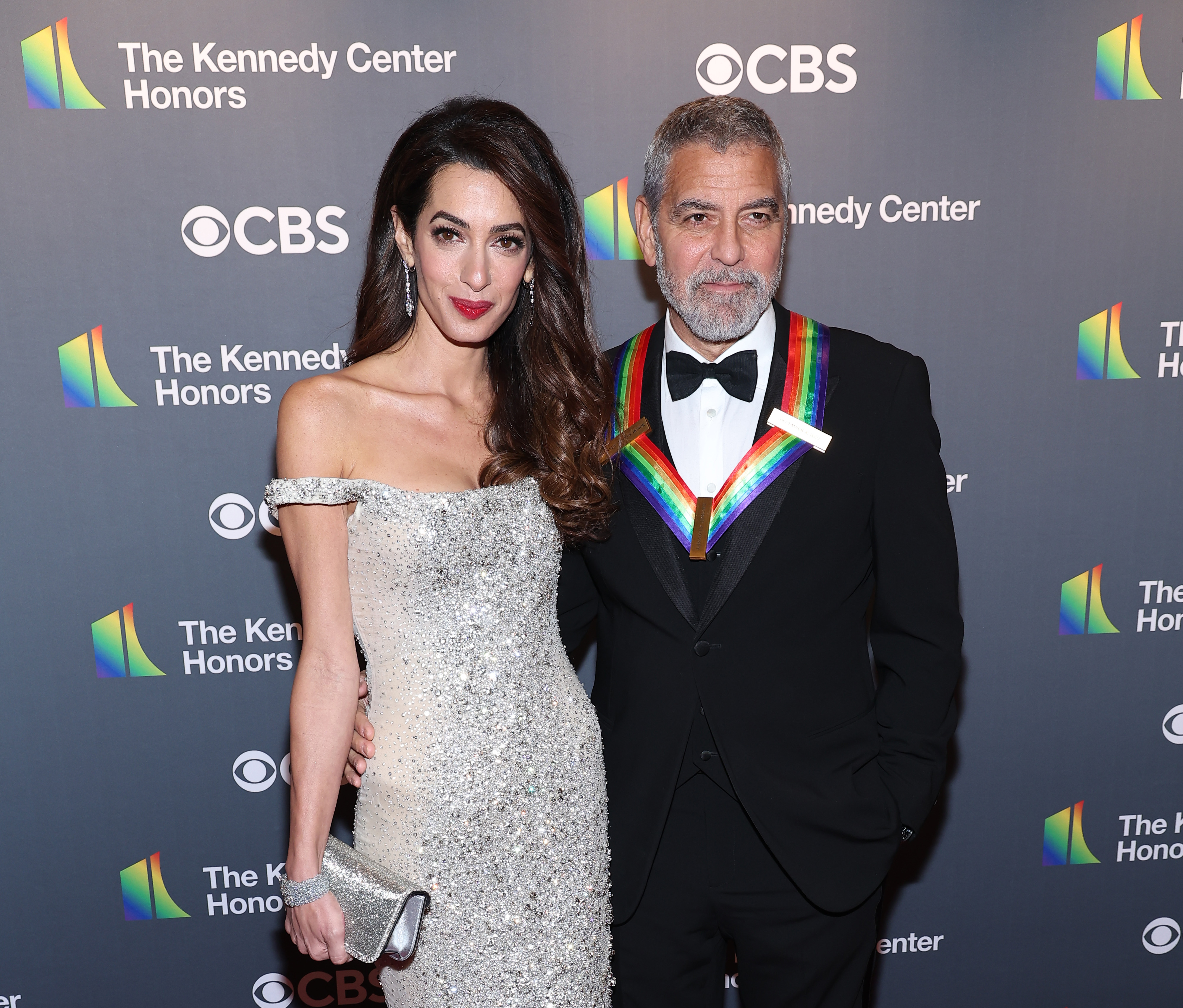 Amal Clooney and George Clooney in Washington, DC on December 04, 2022 | Source: Getty Images