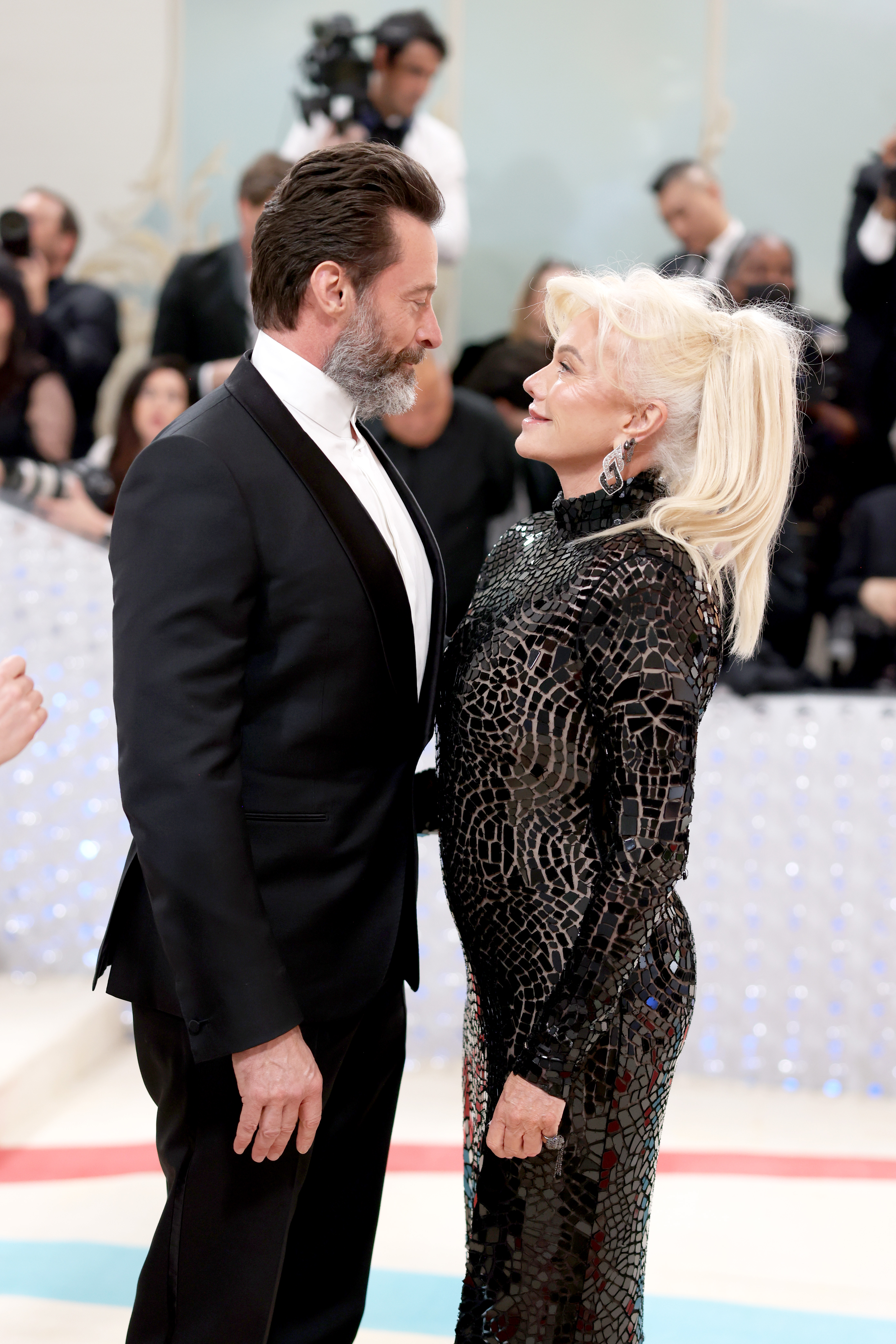 Hugh Jackman and Deborra-Lee Furness at the Met Gala in New York City on May 01, 2023 | Source: Getty Images