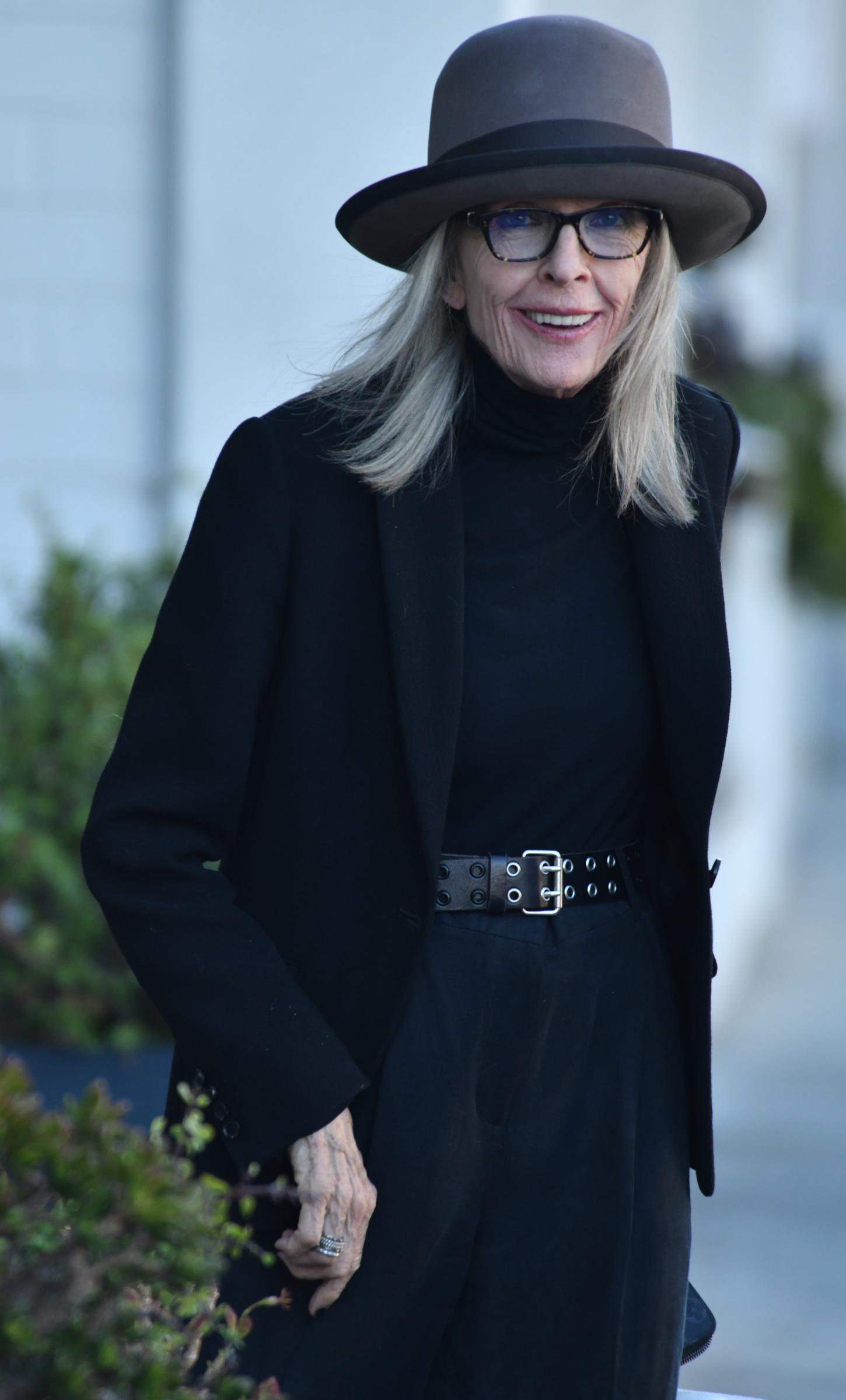 Diane Keaton seen on August 20, 2024, in Brentwood, California | Source: Getty Images