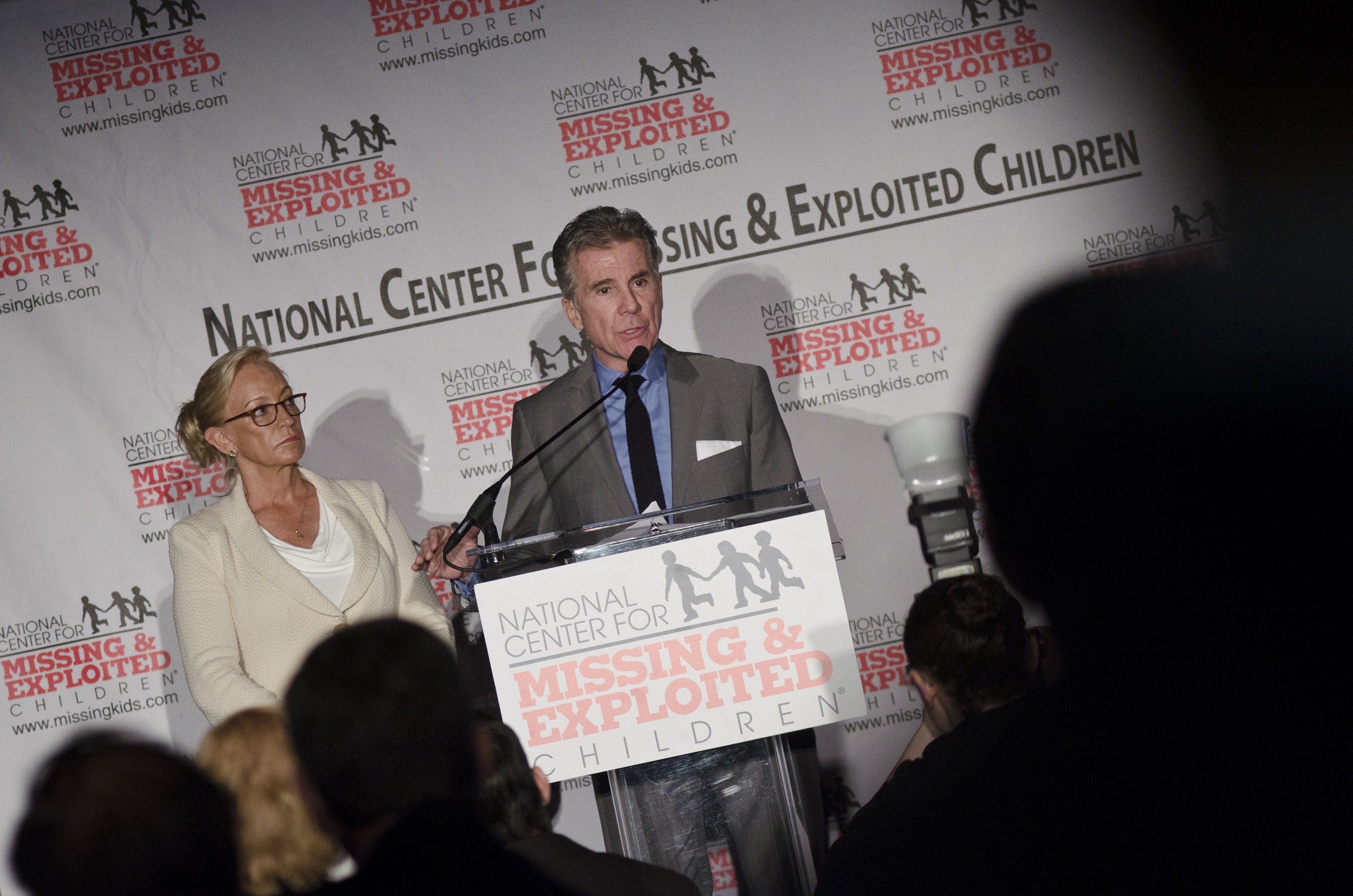 Reve Walsh and John Walsh speak during The National Center For Missing And Exploited Children, the Fraternal Order of the Police and the Justice Departments's 16th Annual Congressional Breakfast, at The Liaison Capitol Hill Hotel, on May 18, 2011, in Washington, DC. | Source: Getty Images