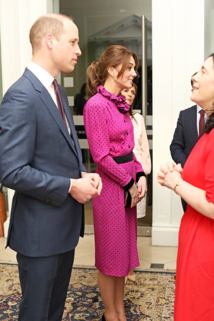 Prince William and Kate Middleton chat with guests during a reception at the Museum of Literature on March 04, 2020, in Dublin, Ireland | Source: Getty Images (Julien Behal/Pool/Samir Hussein/WireImage)