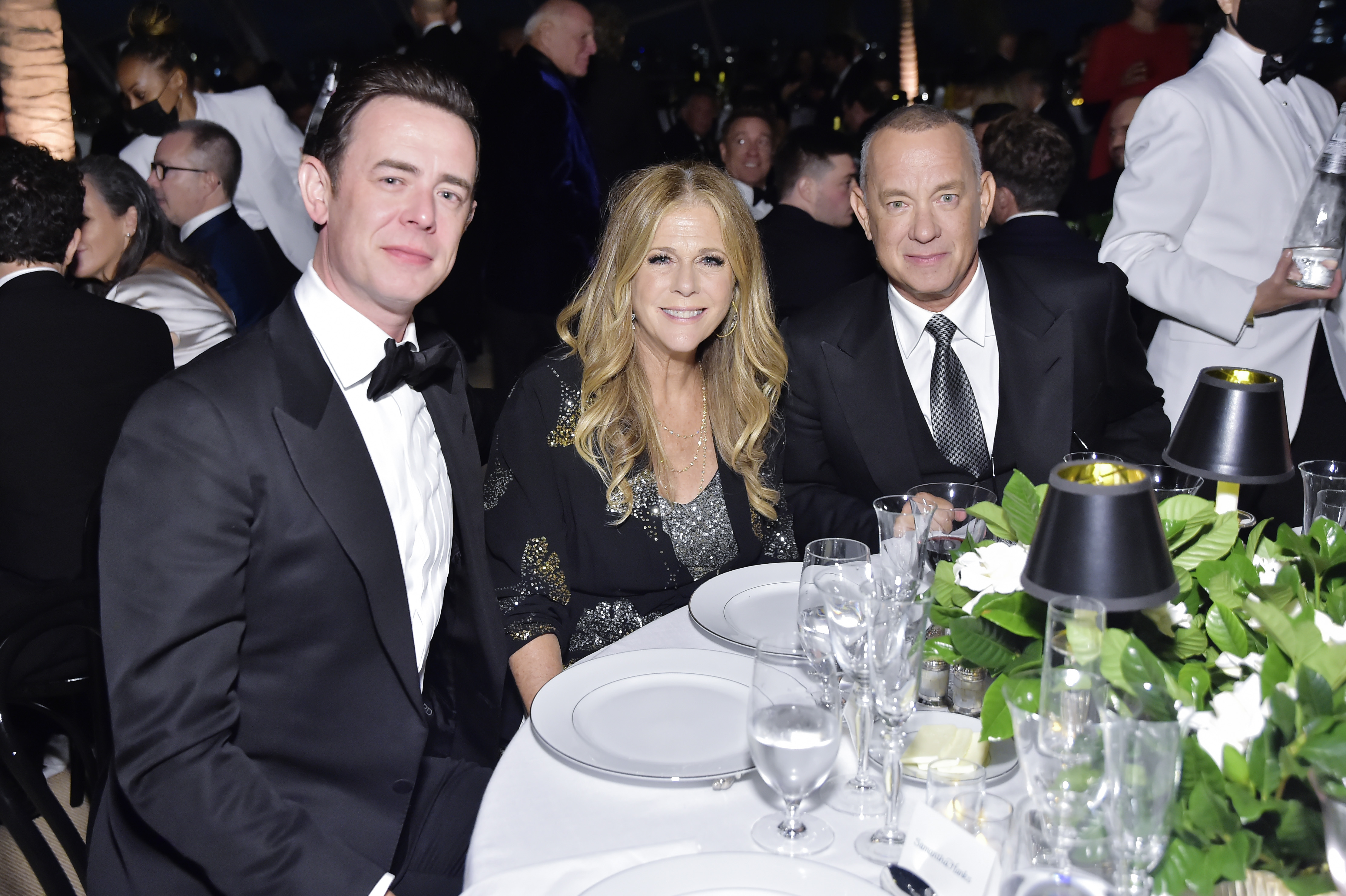 Colin Hanks, Rita Wilson and Tom Hanks attend the Academy Museum of Motion Pictures: Opening Gala on September 25, 2021 in Los Angeles, California. | Source: Getty Images