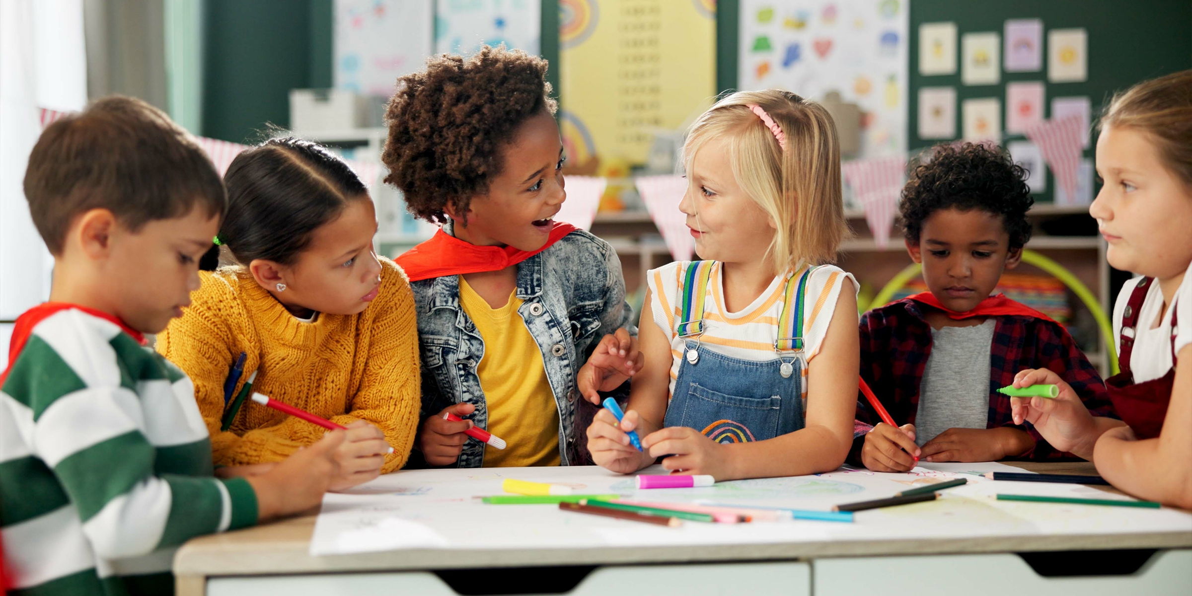 Kids in a classroom | Source: Shutterstock