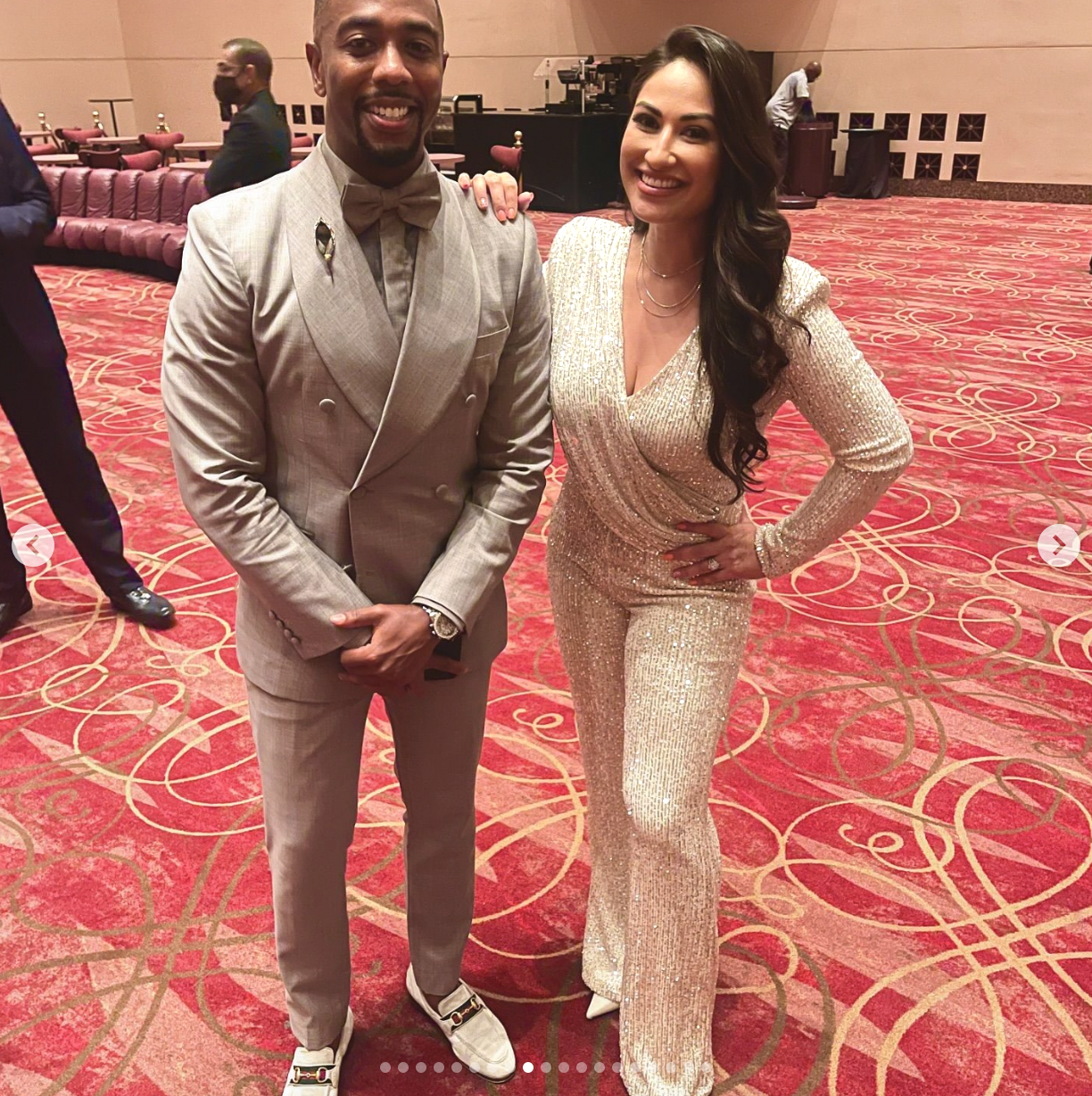 Chauncy Glover and Mayra Moreno seen in a photo shared on November 6, 2024 | Source: Instagram/tvmayramoreno