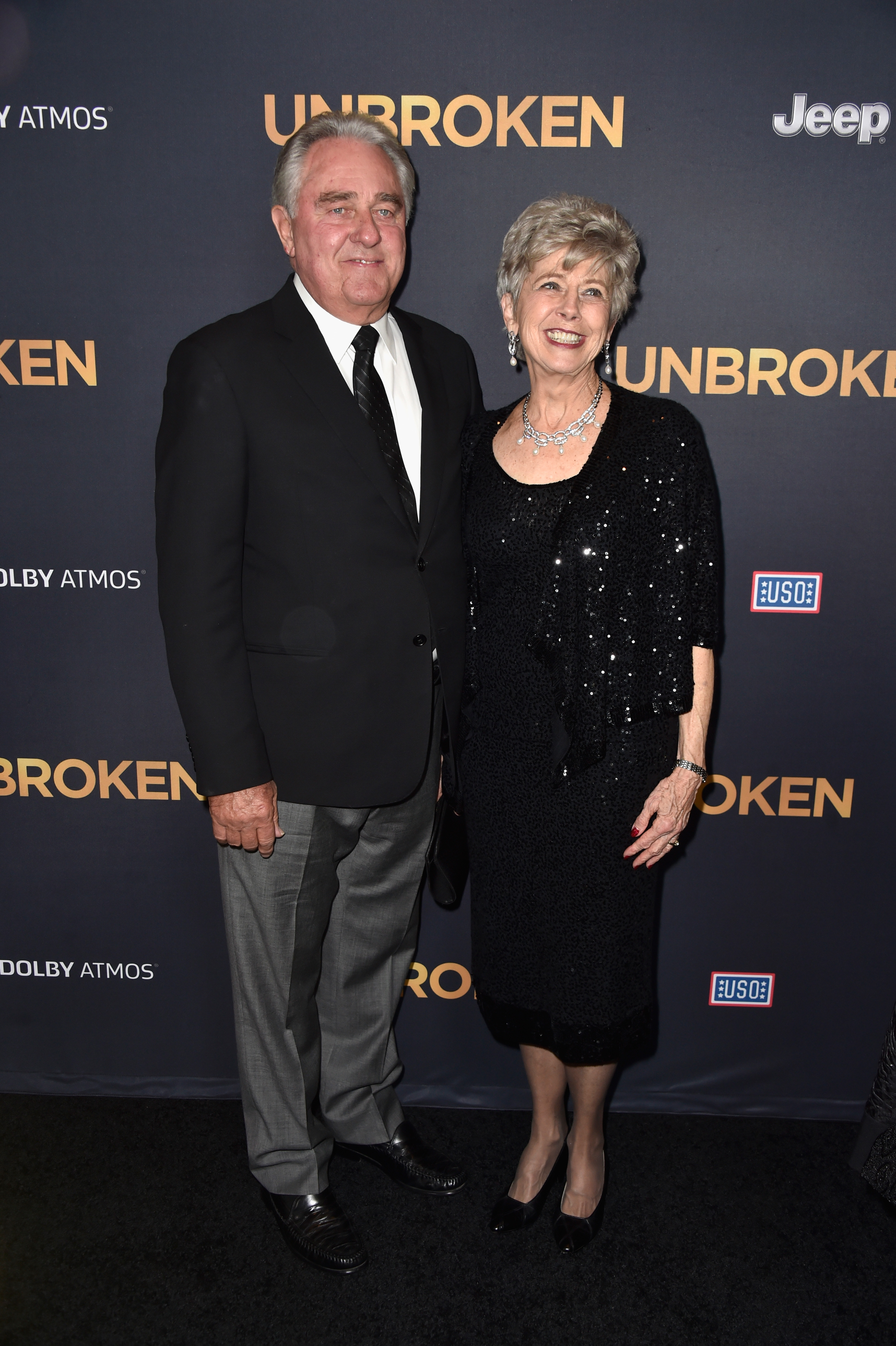 William Alvin Pitt and Jane Pitt arrive at the Premiere Of Universal Studios' "Unbroken" at TCL Chinese Theatre on December 15, 2014, in Hollywood, California. | Source: Getty Images