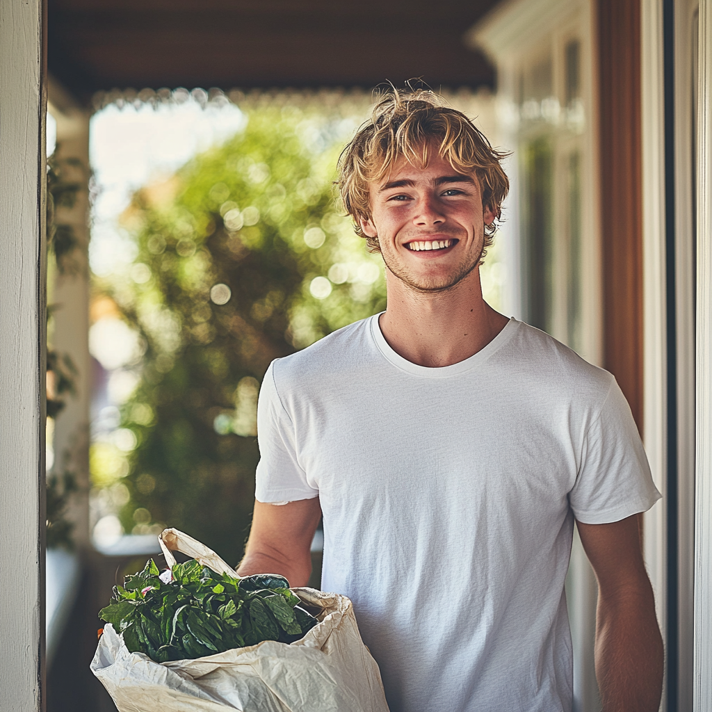 Jake bringing groceries | Source: Midjourney